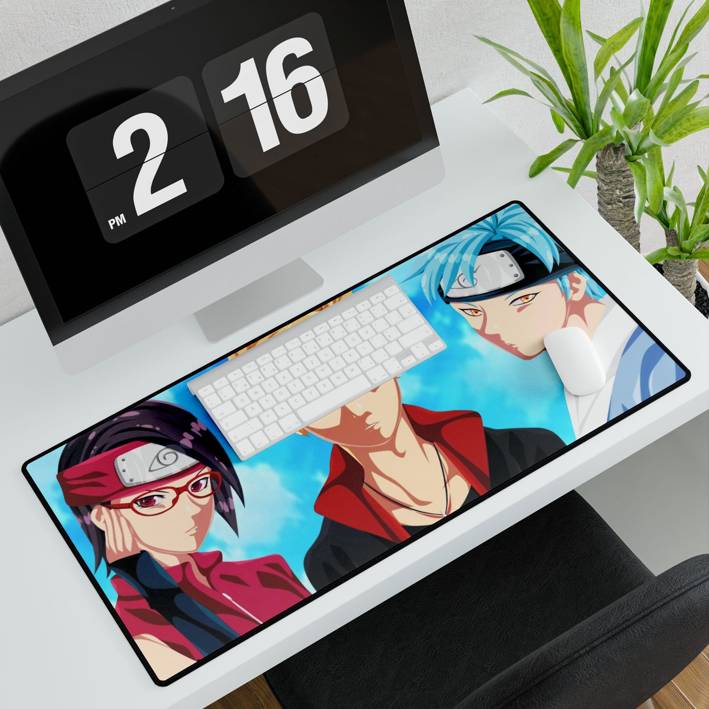 Sarada Uchiha Boruto Uzumaki Mouse Pad