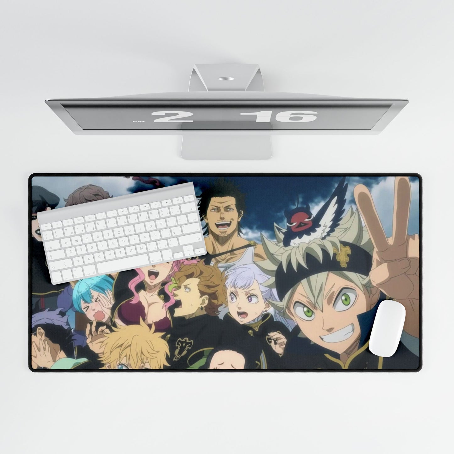 Black Clover Asta, Noelle Silva, Yami Sukehiro, Luck Voltia Mouse Pad