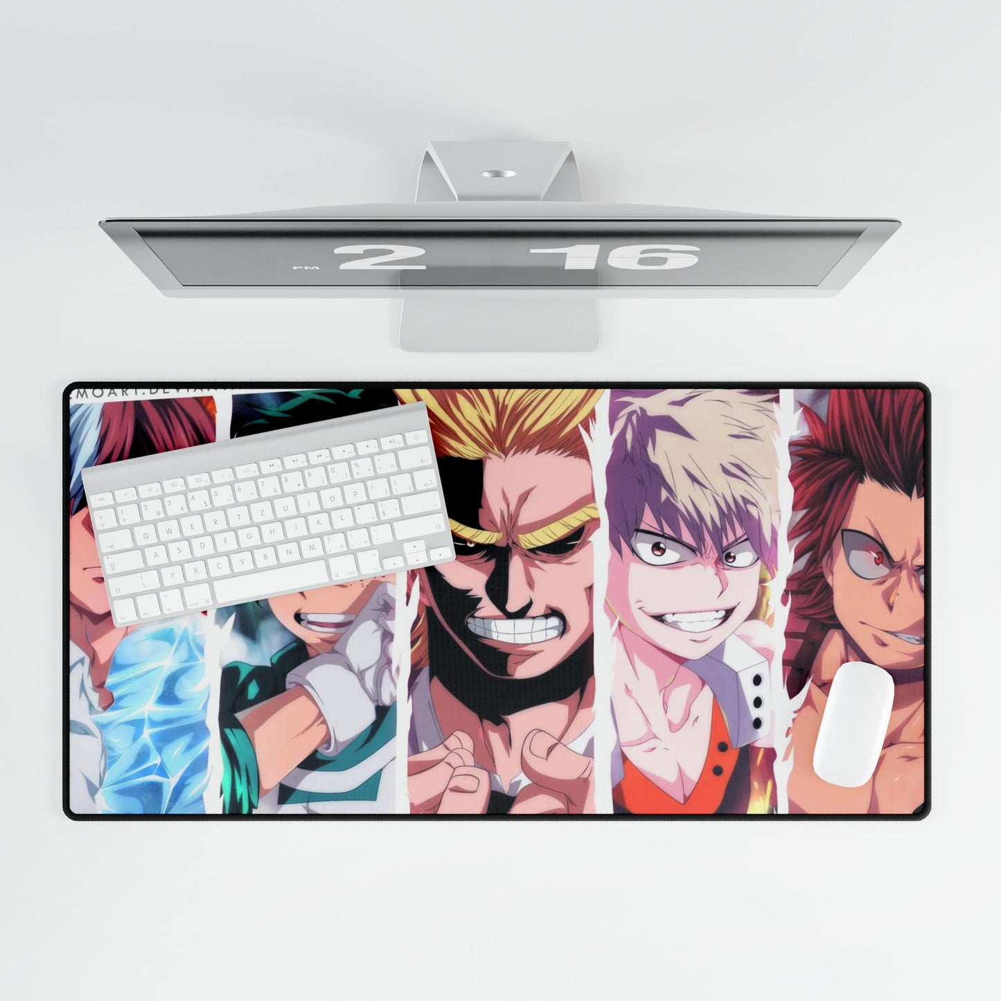 My Hero Academia Izuku Midoriya, Katsuki Bakugou, All Might Mouse Pad