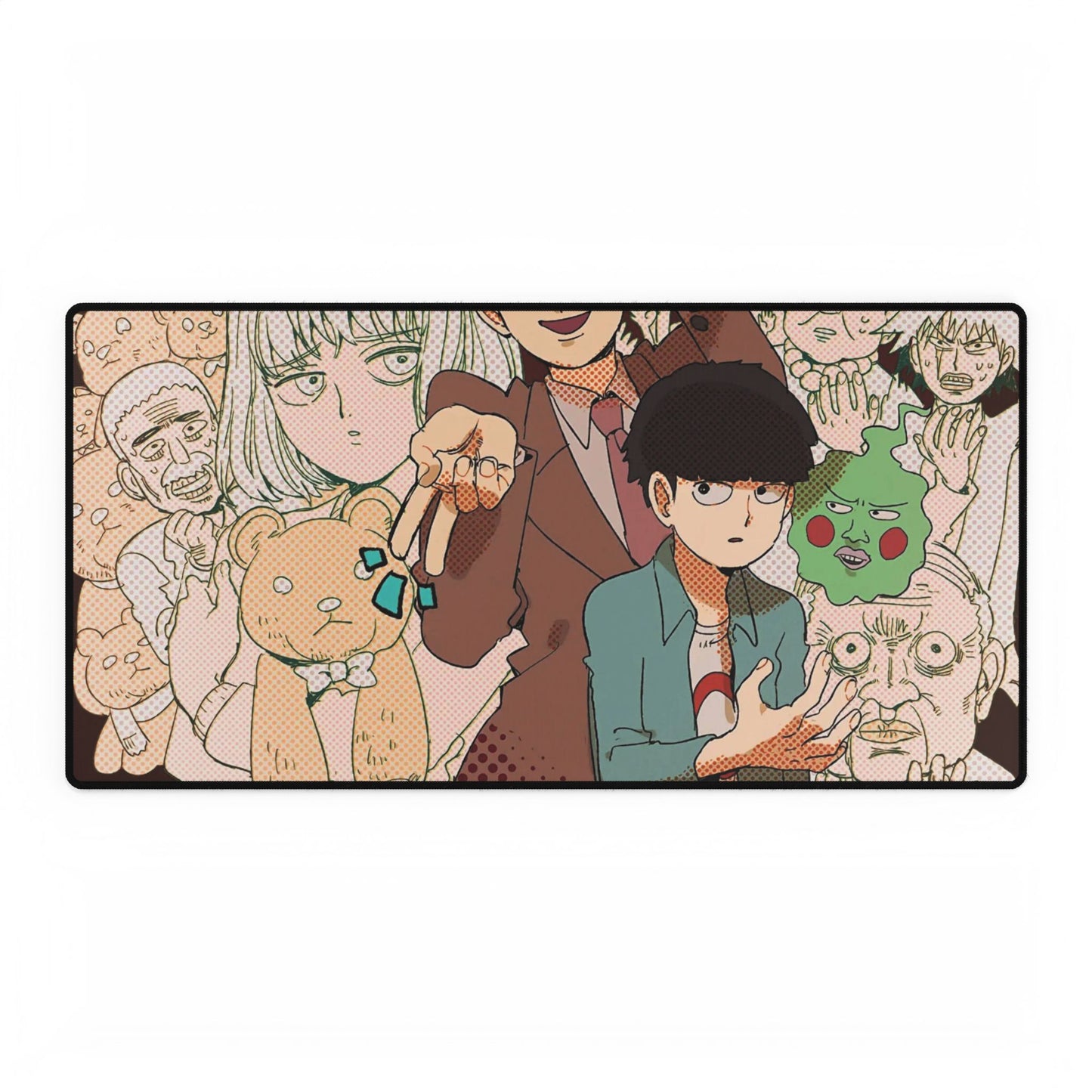 Mob Psycho 100 Arataka Reigen, Shigeo Kageyama, Ekubo Mouse Pad
