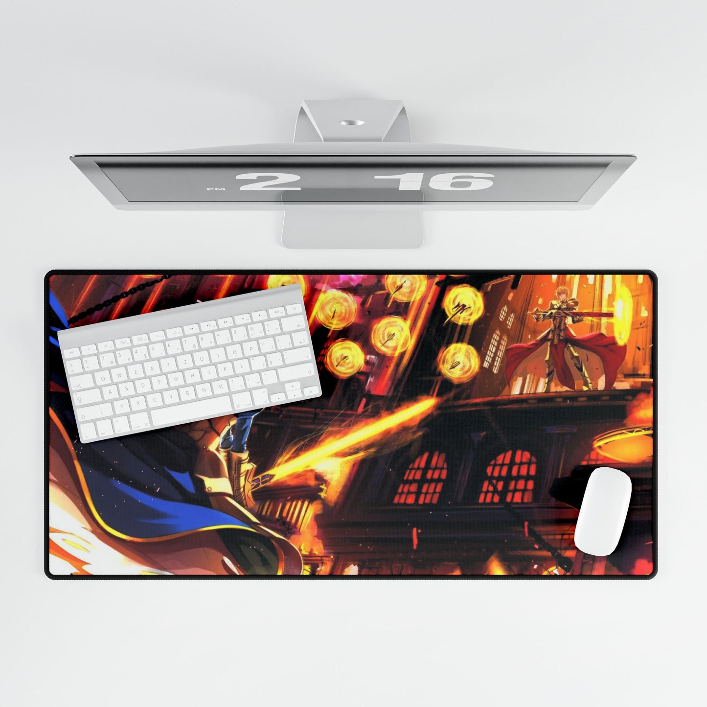 Saber x Gilgamesh Mouse Pad