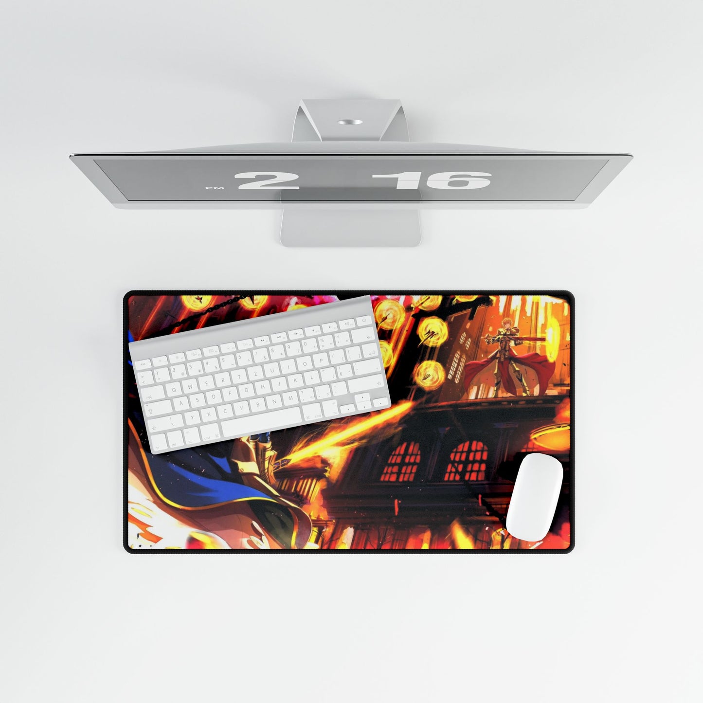 Saber x Gilgamesh Mouse Pad