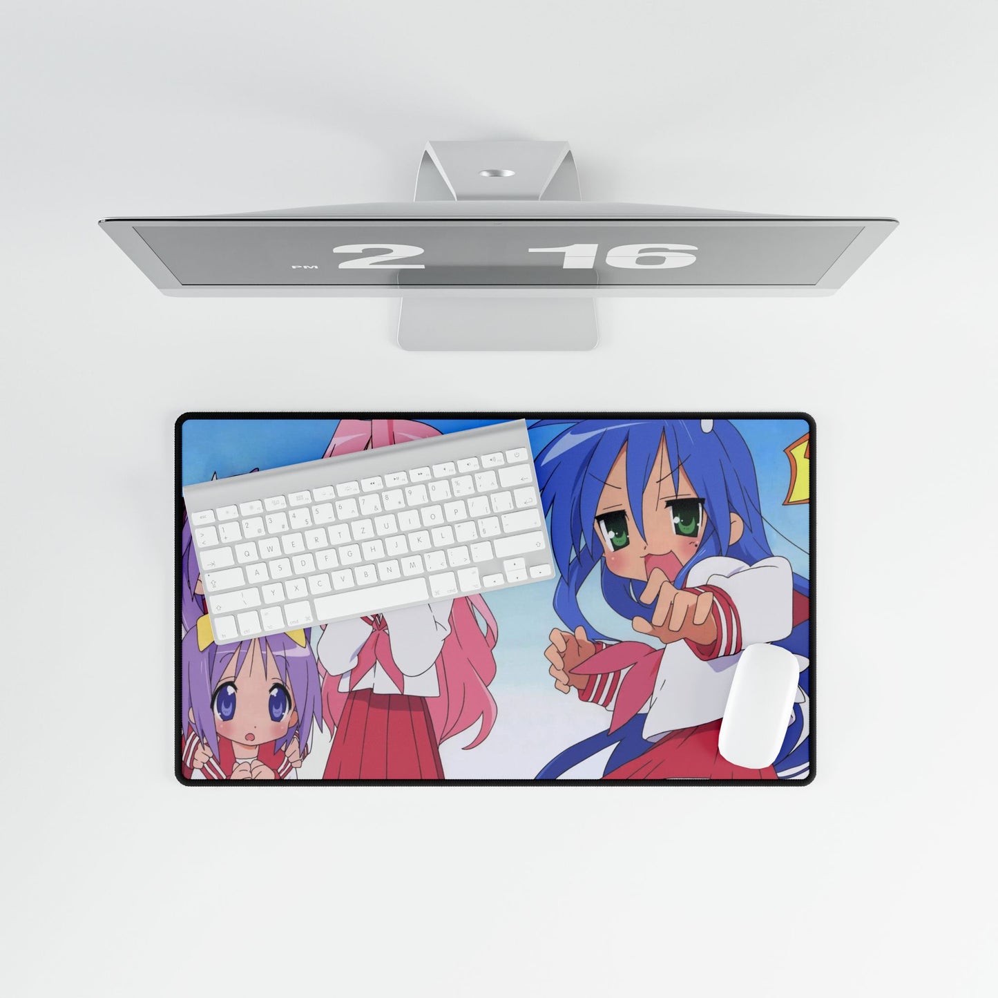 Lucky Star Konata Izumi, Kagami Hiiragi, Tsukasa Hiiragi, Miyuki Takara Mouse Pad