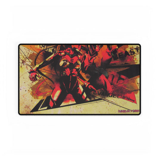 Asuka and Unit 02 Street Art Mouse Pad