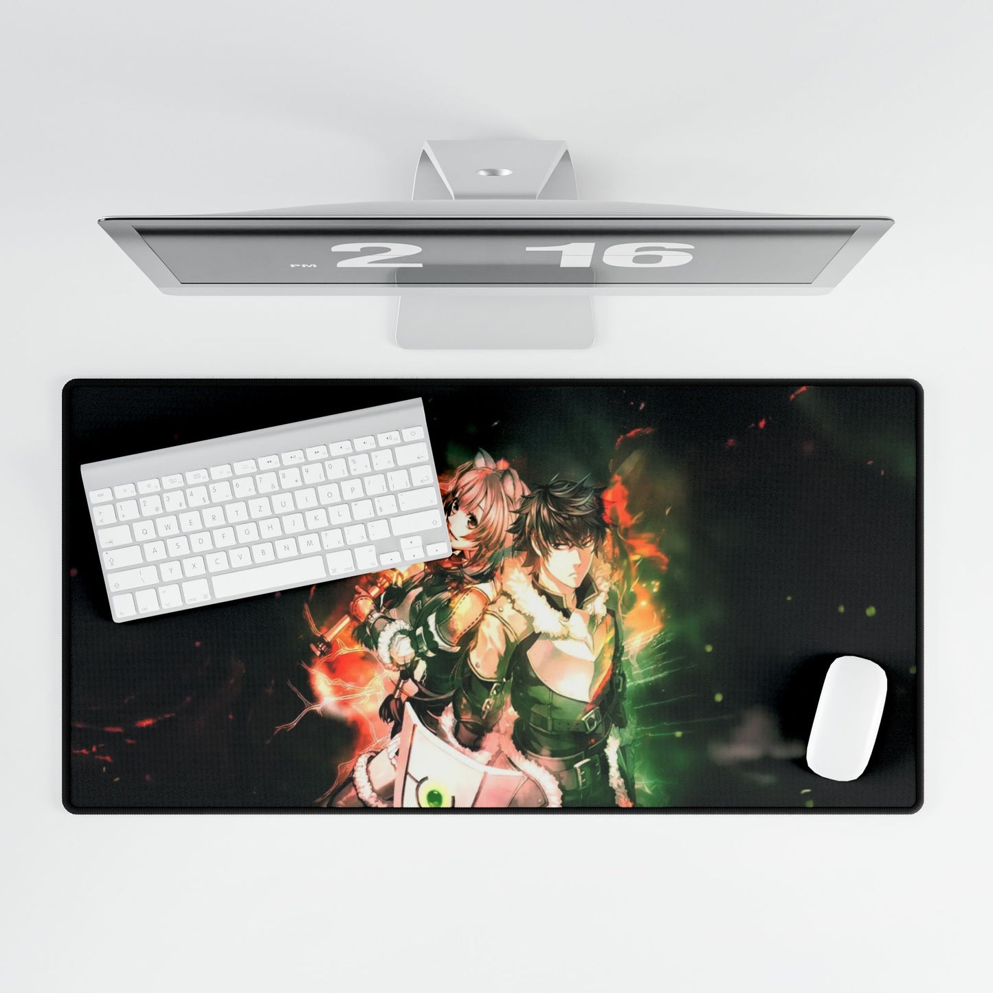 Naofumi and Raphtalia Mouse Pad
