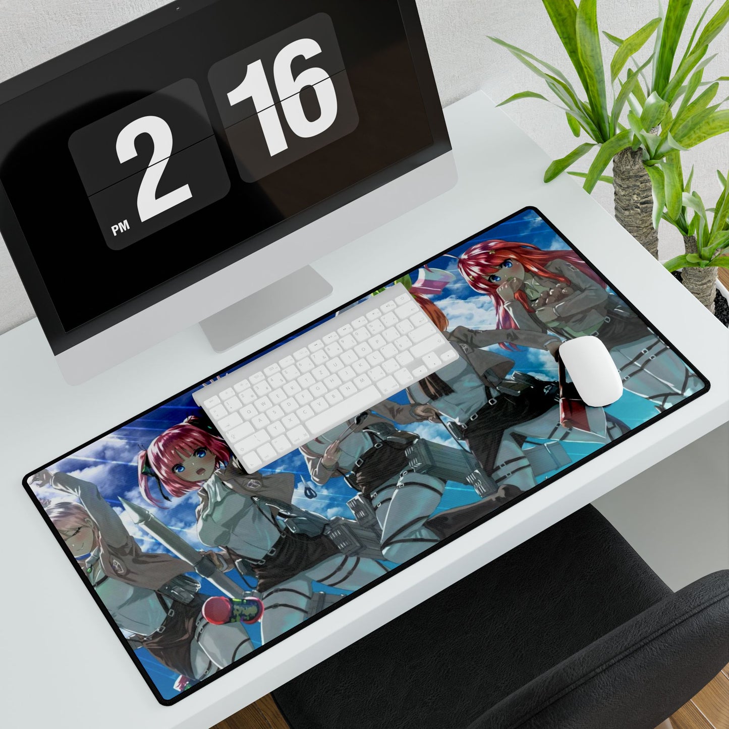 The Quintessential Quintuplets x Attack on Titan Mouse Pad