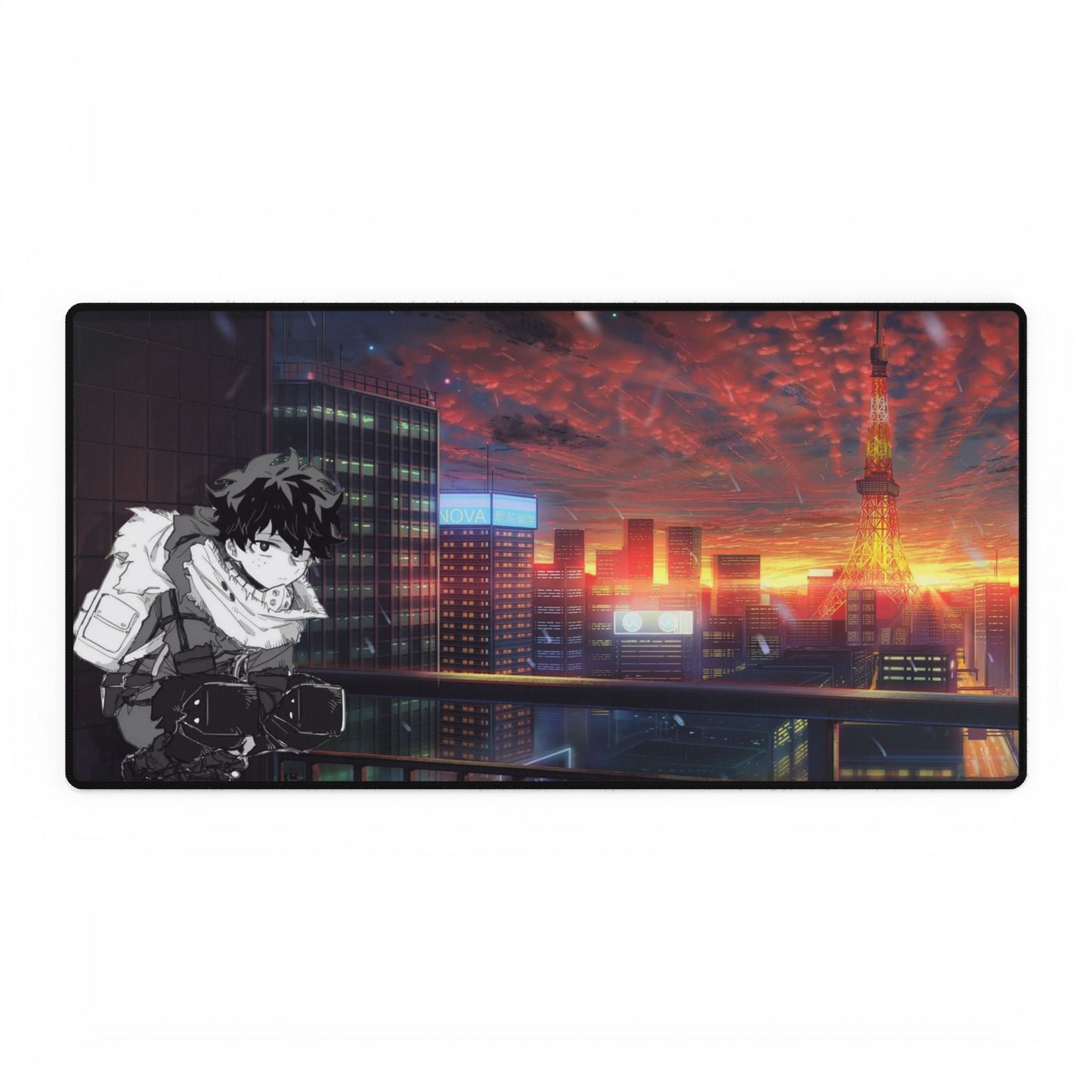 Dark Deku Cityscape 4K Mouse Pad