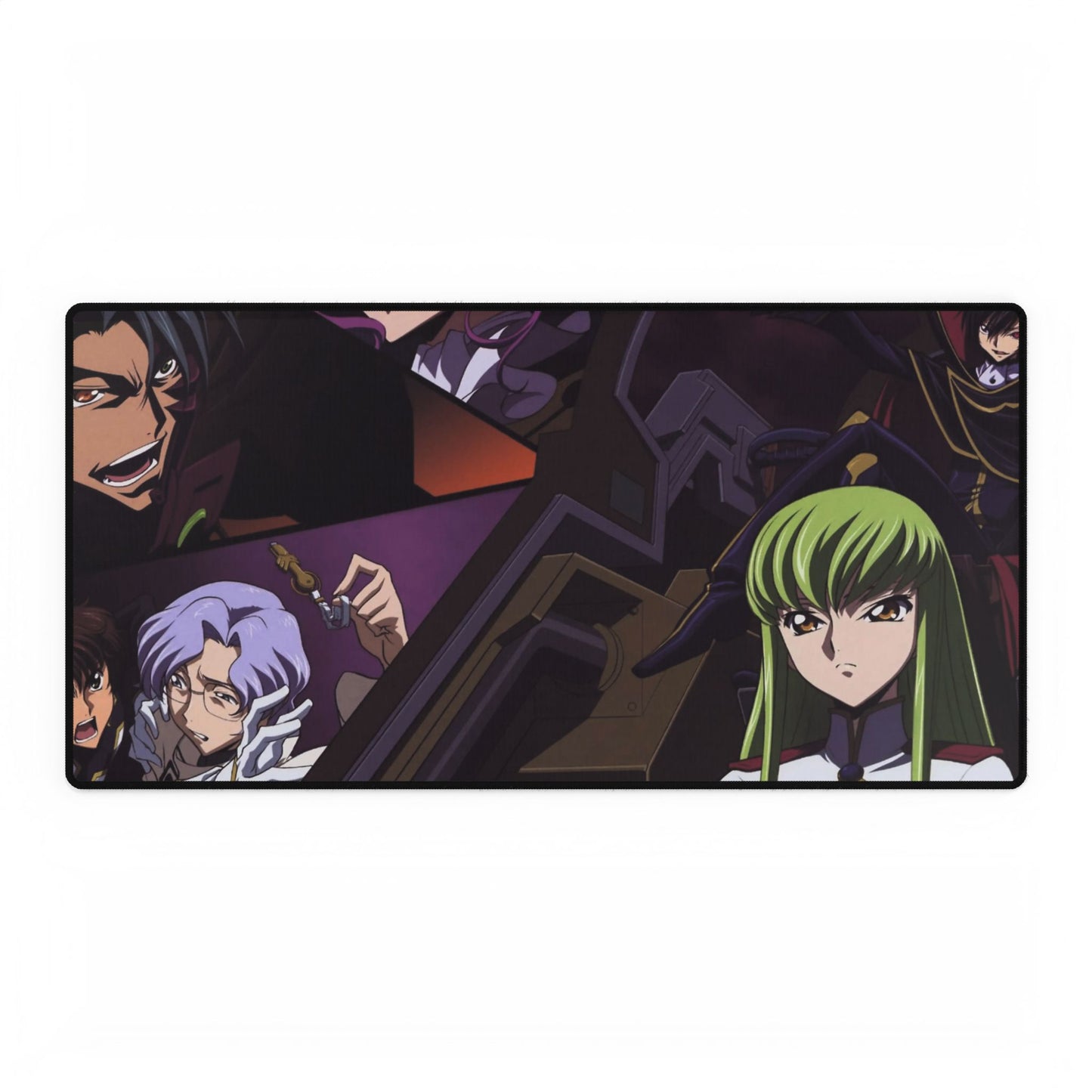 Code Geass Lelouch Lamperouge, Suzaku Kururugi, Jeremiah Gottwald, Lloyd Asplund, Cornelia Li Britannia Mouse Pad
