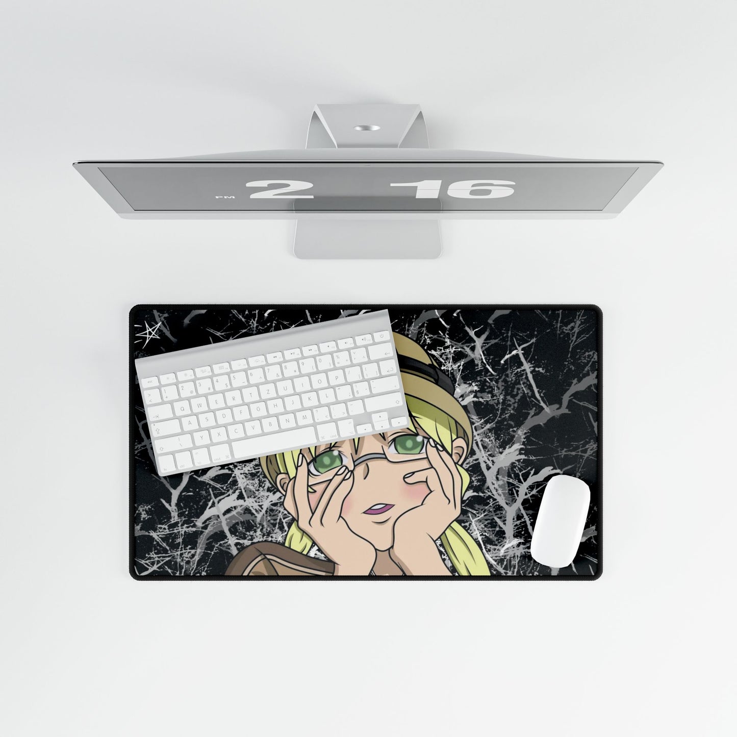 Yandere Face Riko Mouse Pad