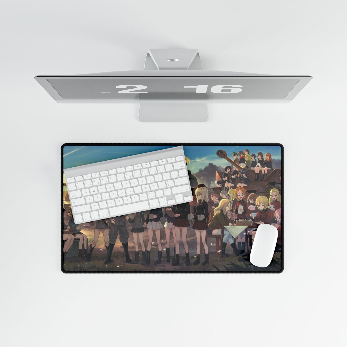Anime Girls und Panzer Mouse Pad