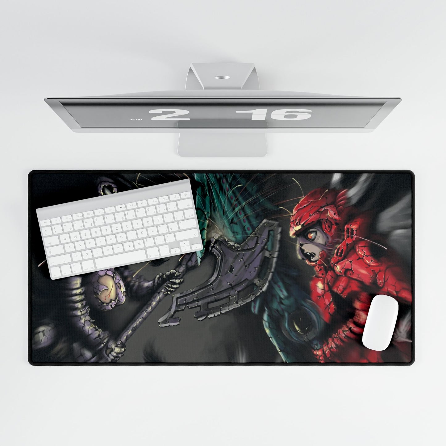 Albedo Vs Shaltear Mouse Pad