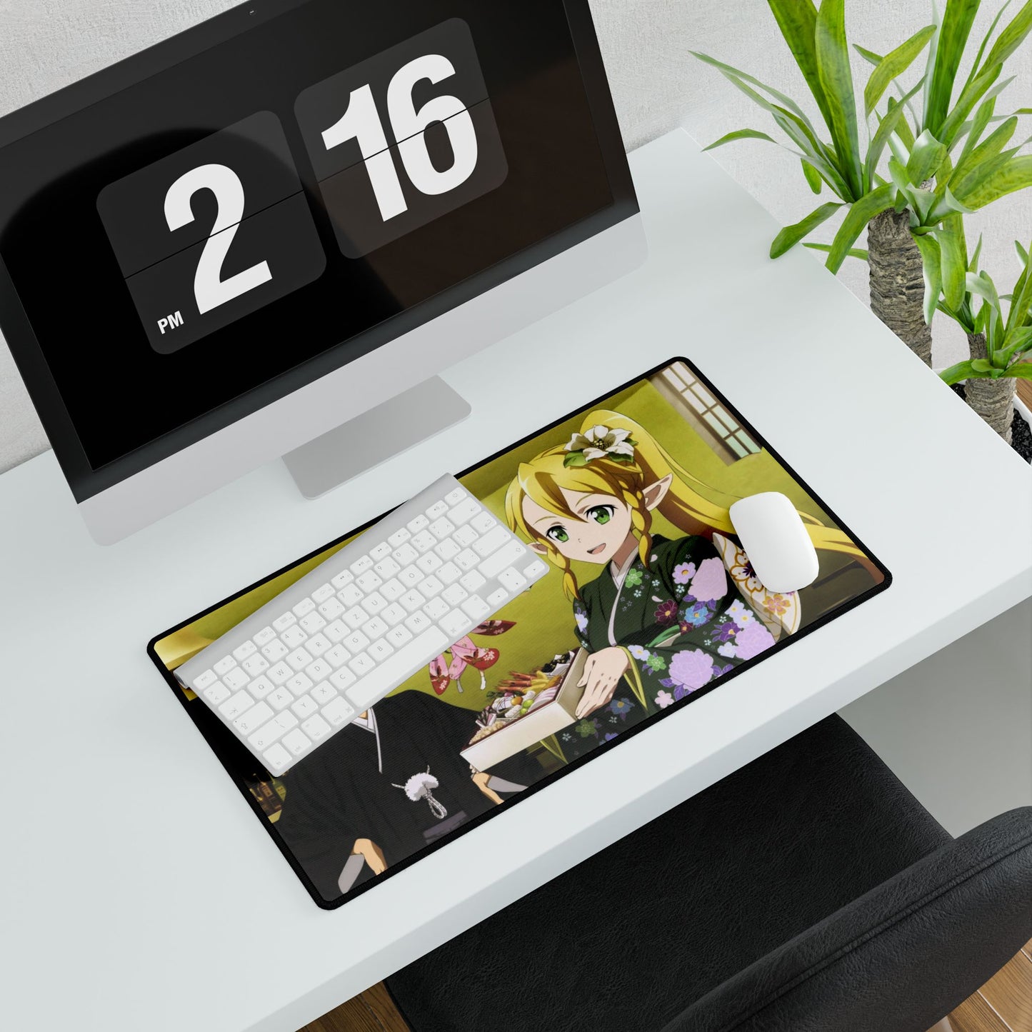 Kirito, Leafa and Yui Mouse Pad