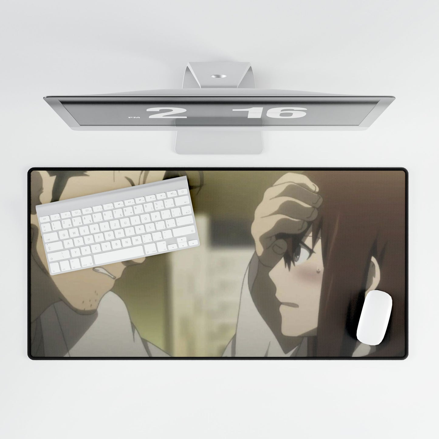 Okabe and Kurisu Mouse Pad