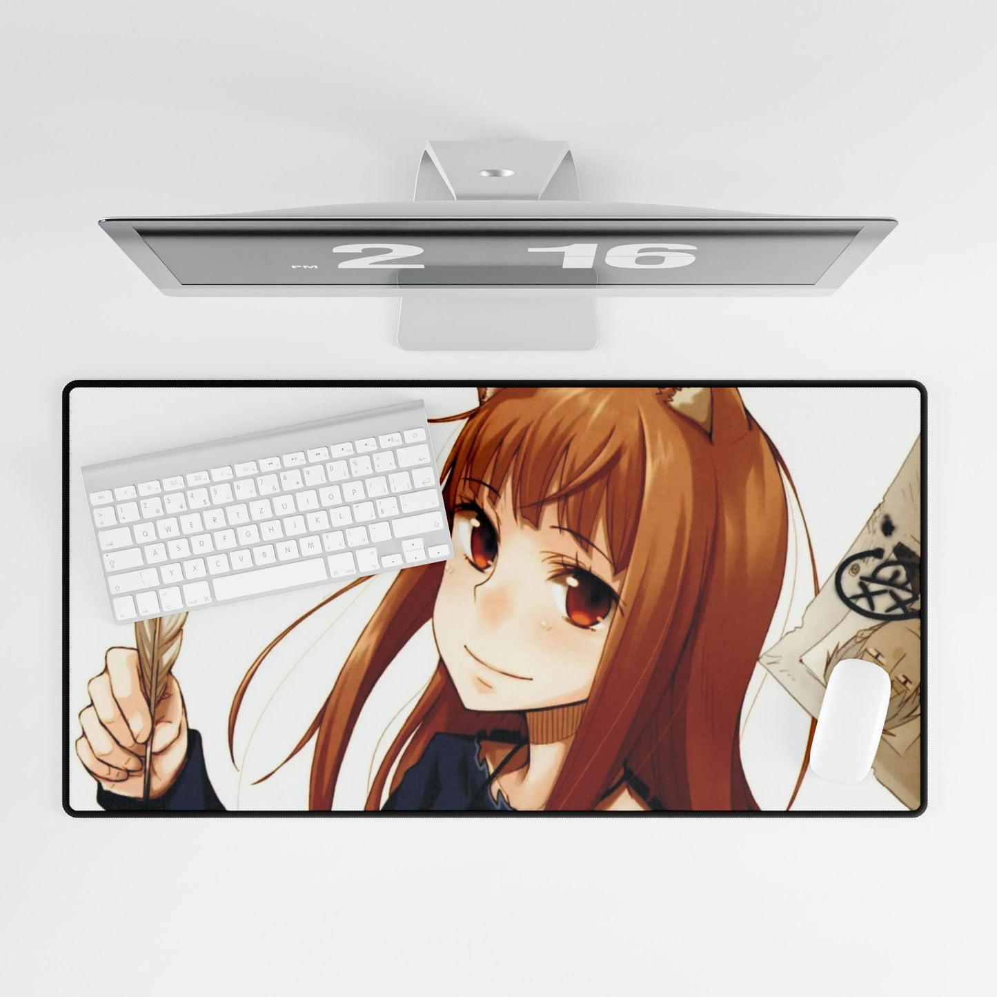 Anime Spice and Wolf Mouse Pad