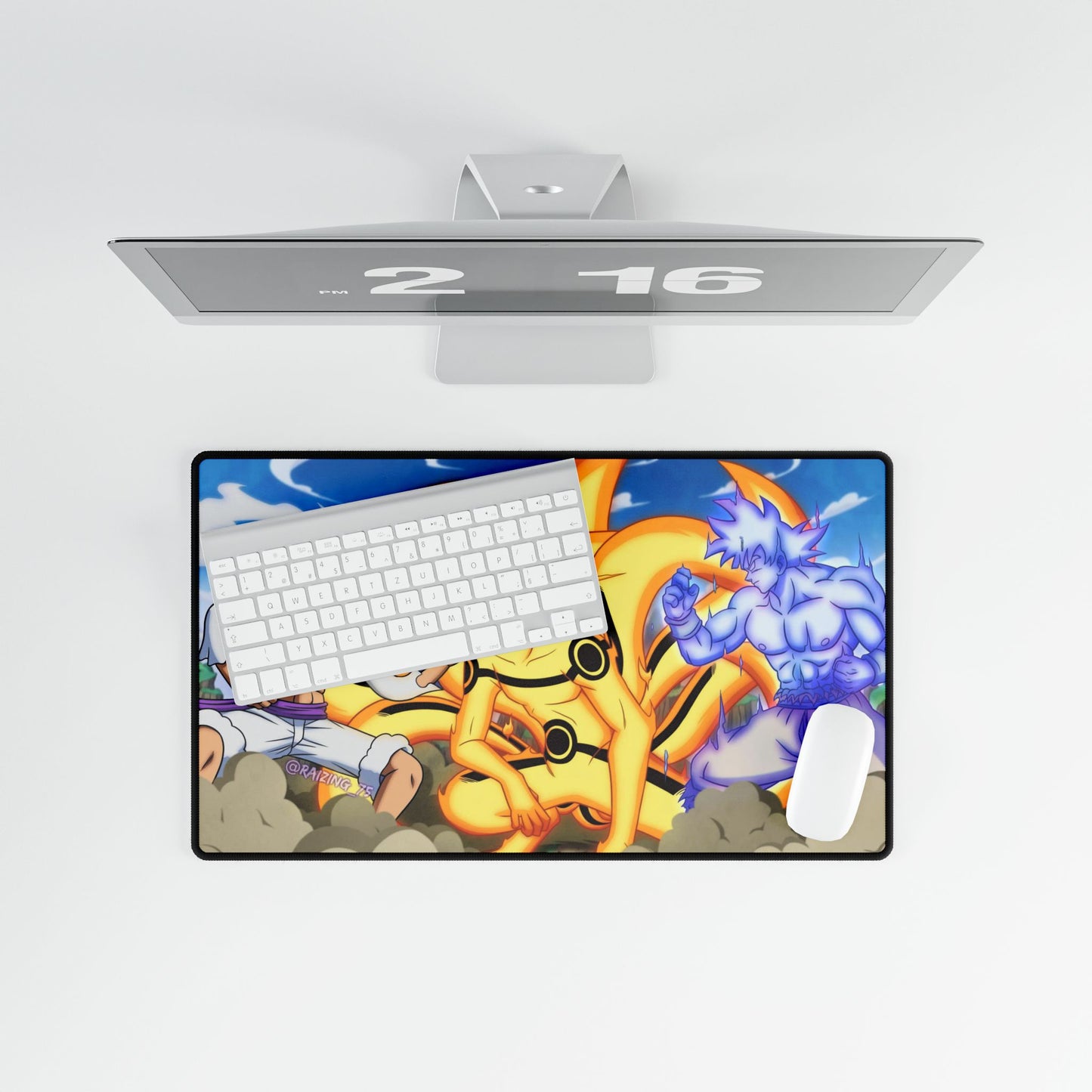 Luffy, Kurama and Goku Mouse Pad