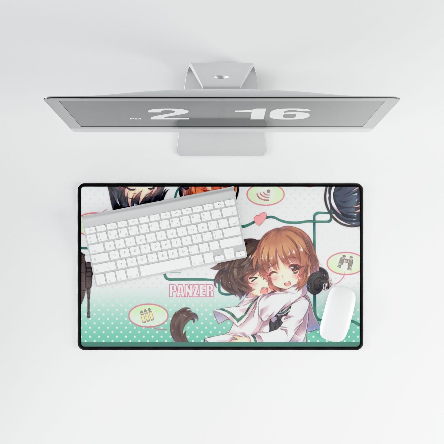Anime Girls und Panzerr Mouse Pad
