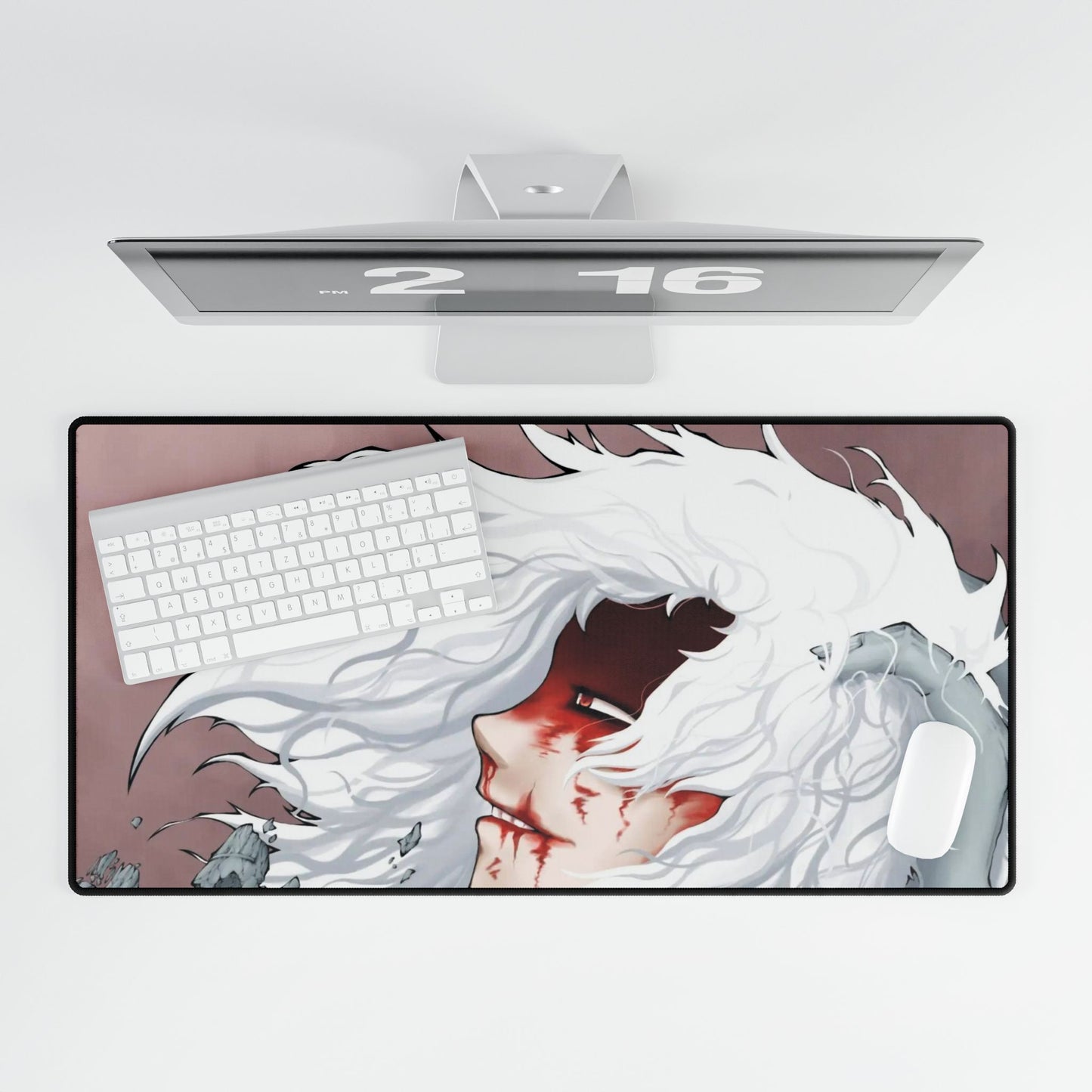 His past crumbles away... Mouse Pad
