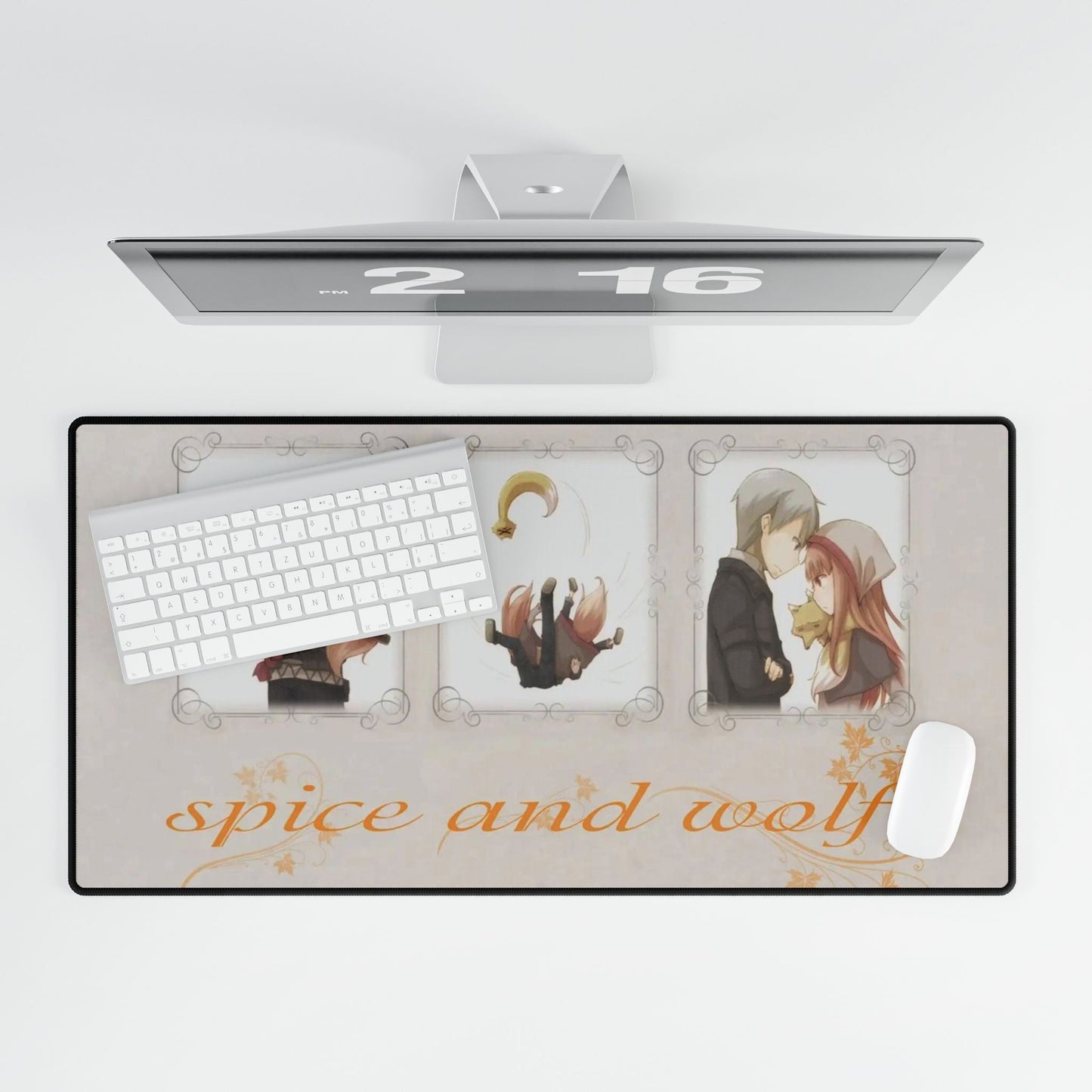 Anime Spice and Wolfr Mouse Pad