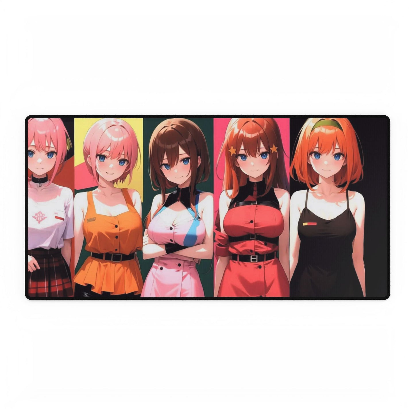 Nino, Ichika, Miku, Itsuki and Yotsuba Mouse Pad