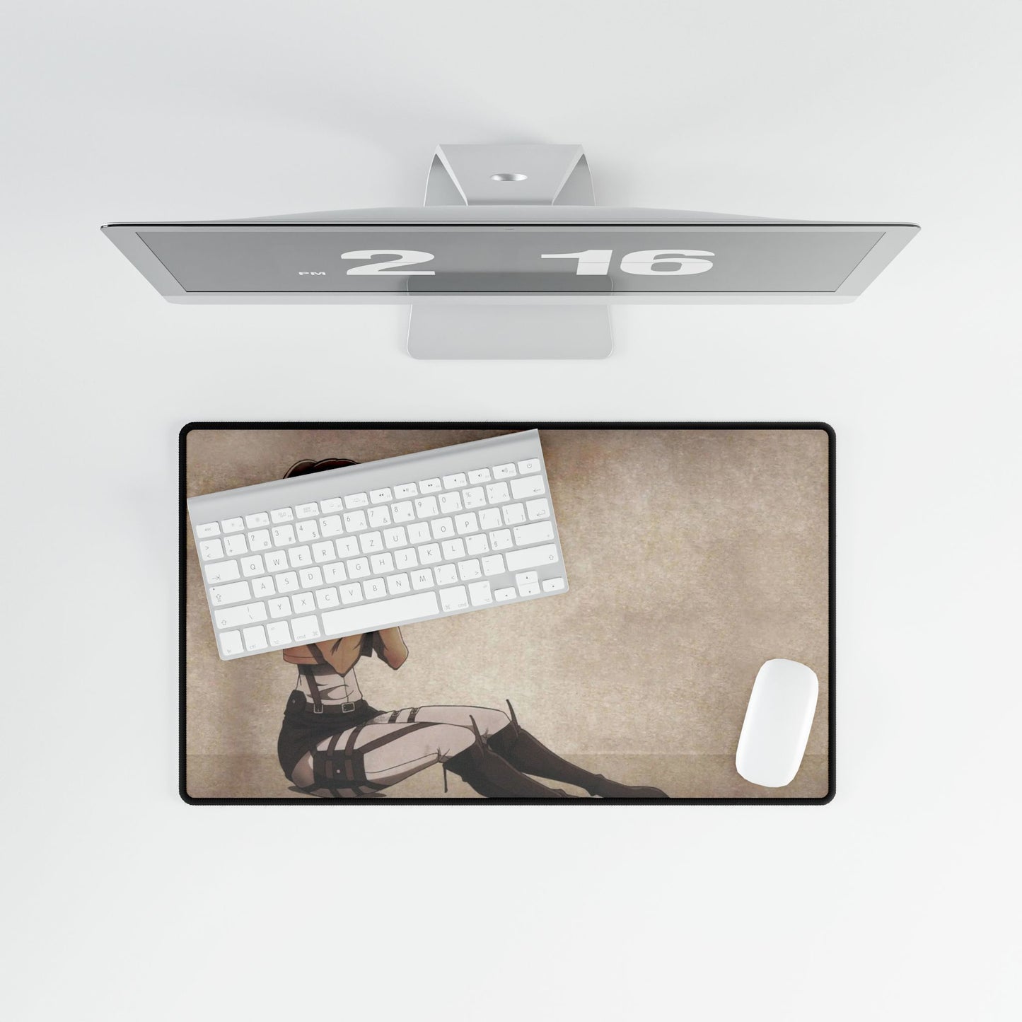 Sasha eating a potato Mouse Pad