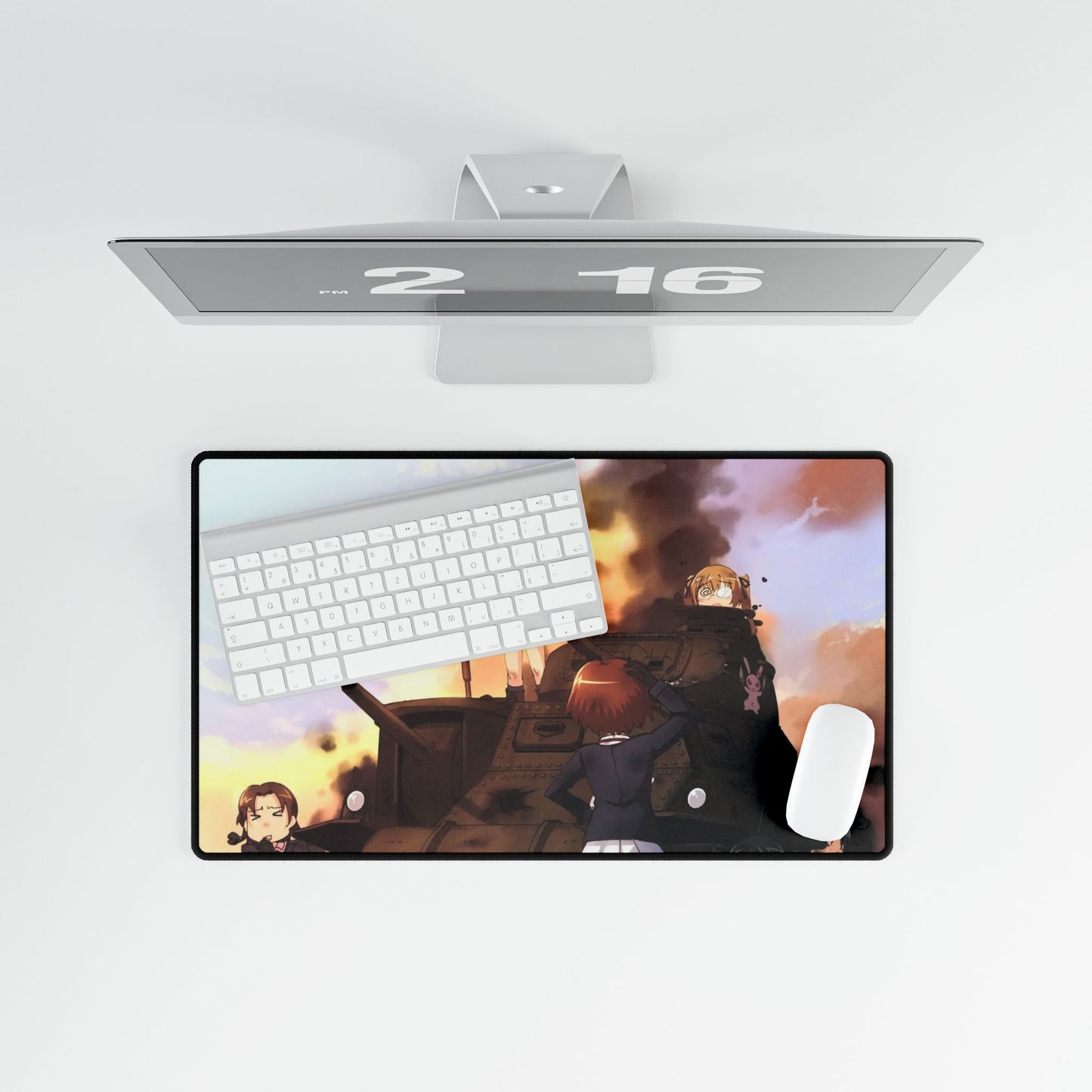 Anime Girls und Panzer Mouse Pad