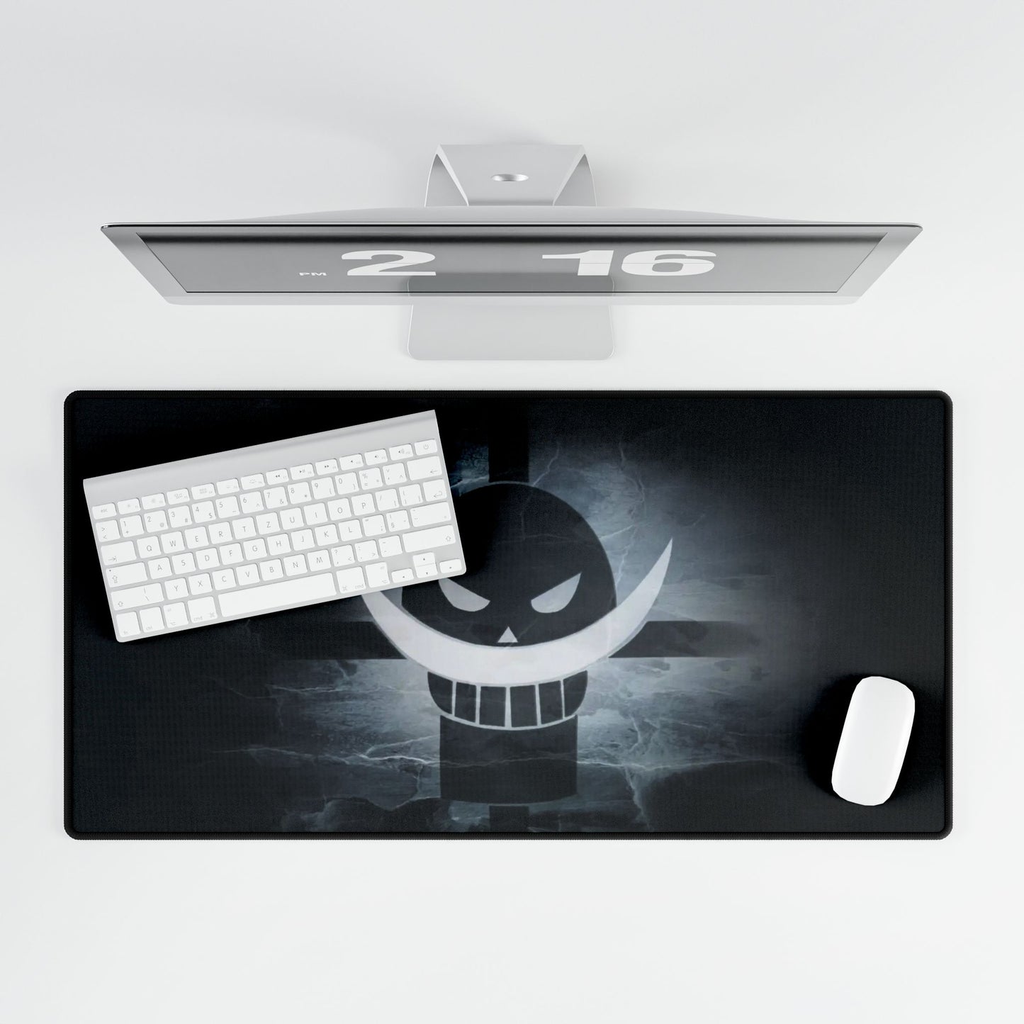 White Beard Mouse Pad