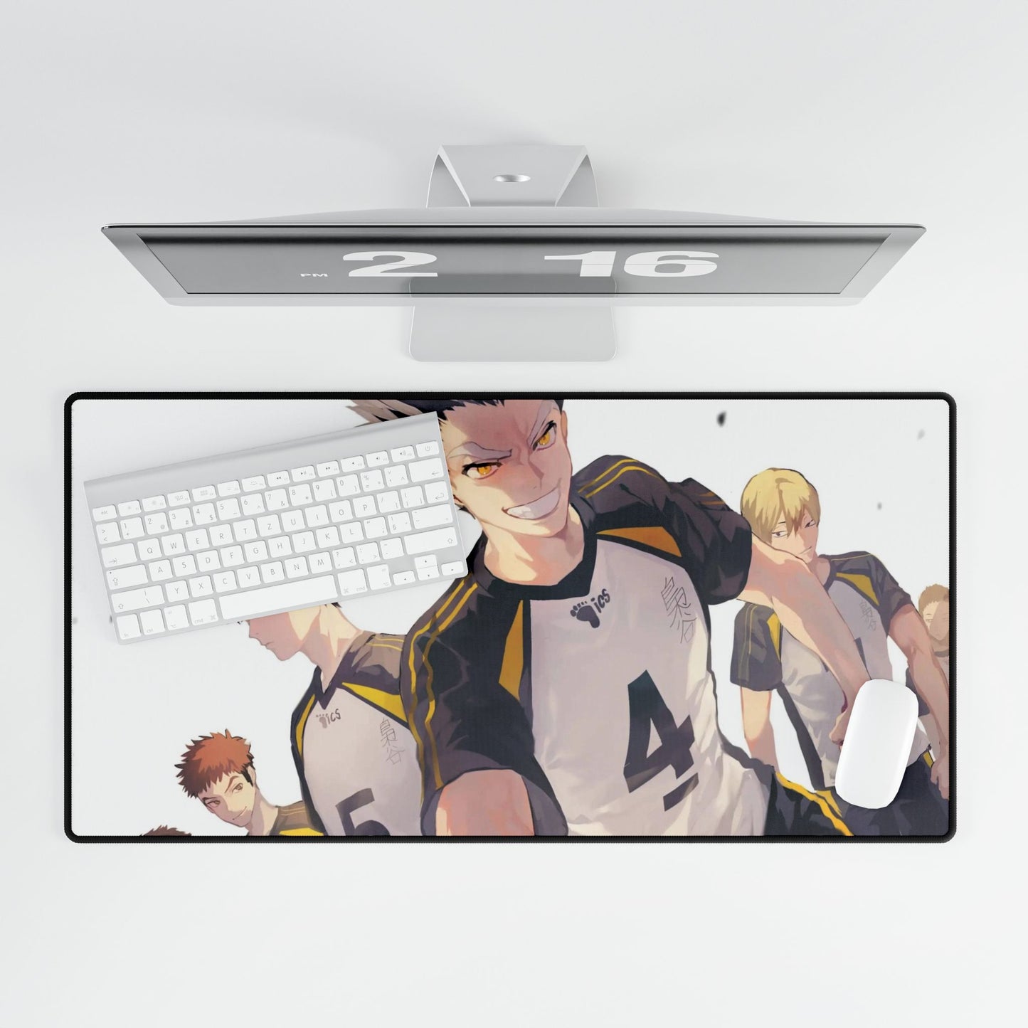 Kōtarō Bokuto Yamato Sarukui Haruki Komi Keiji Akaashi and Tatsuki Washio Mouse Pad