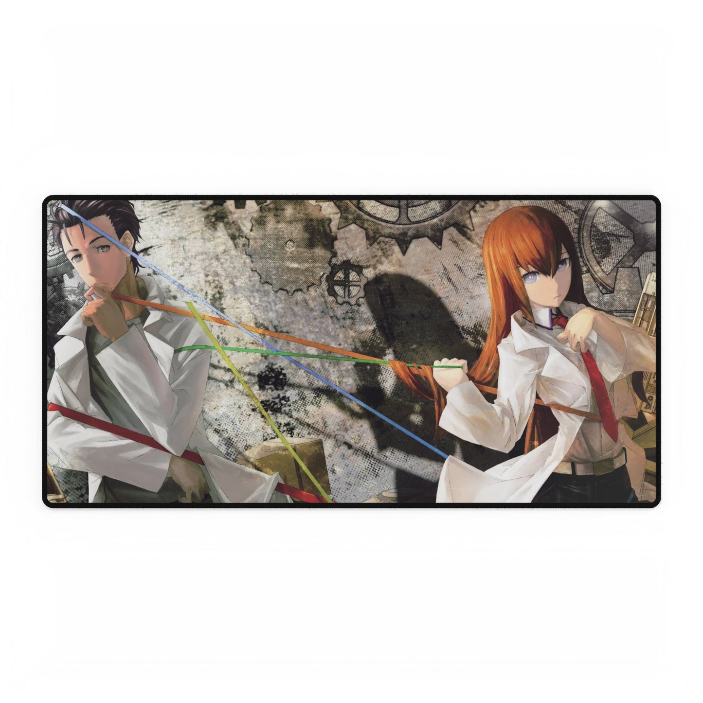 Makise & Kyouma Worldline Mouse Pad