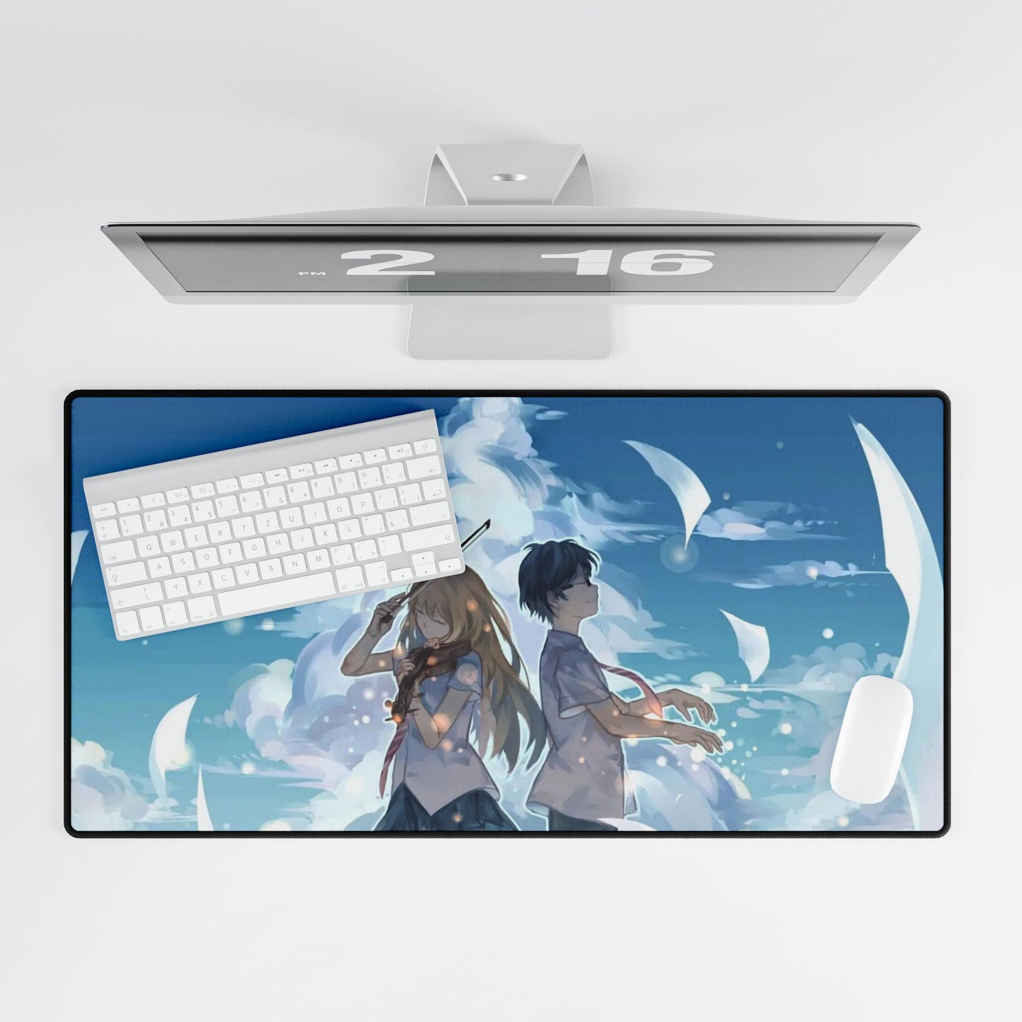 Kousei Arima and Kaori Miyazono Mouse Pad