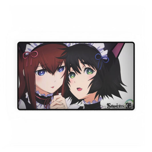 Makise and Mayuri Cosplay Mouse Pad