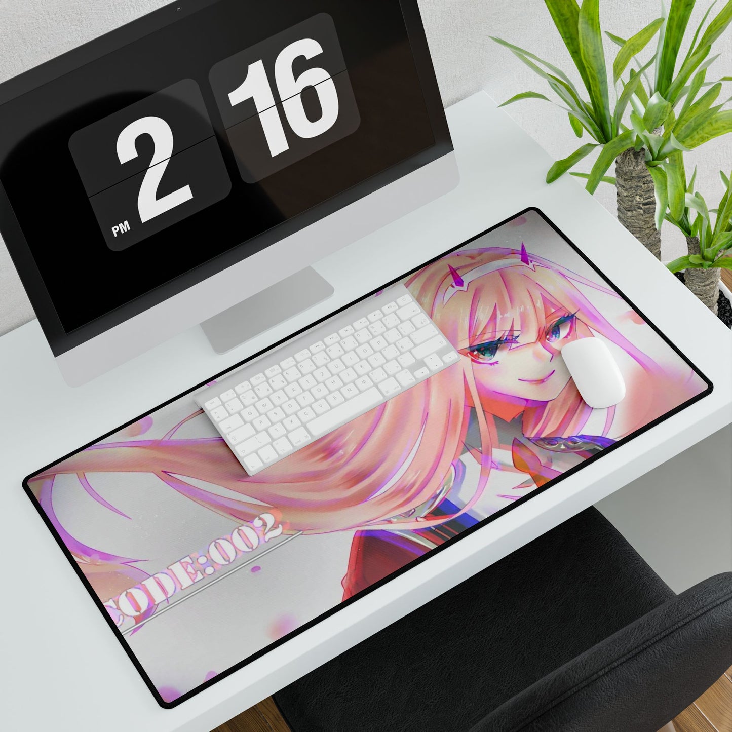 Zero Two Glitch Mouse Pad