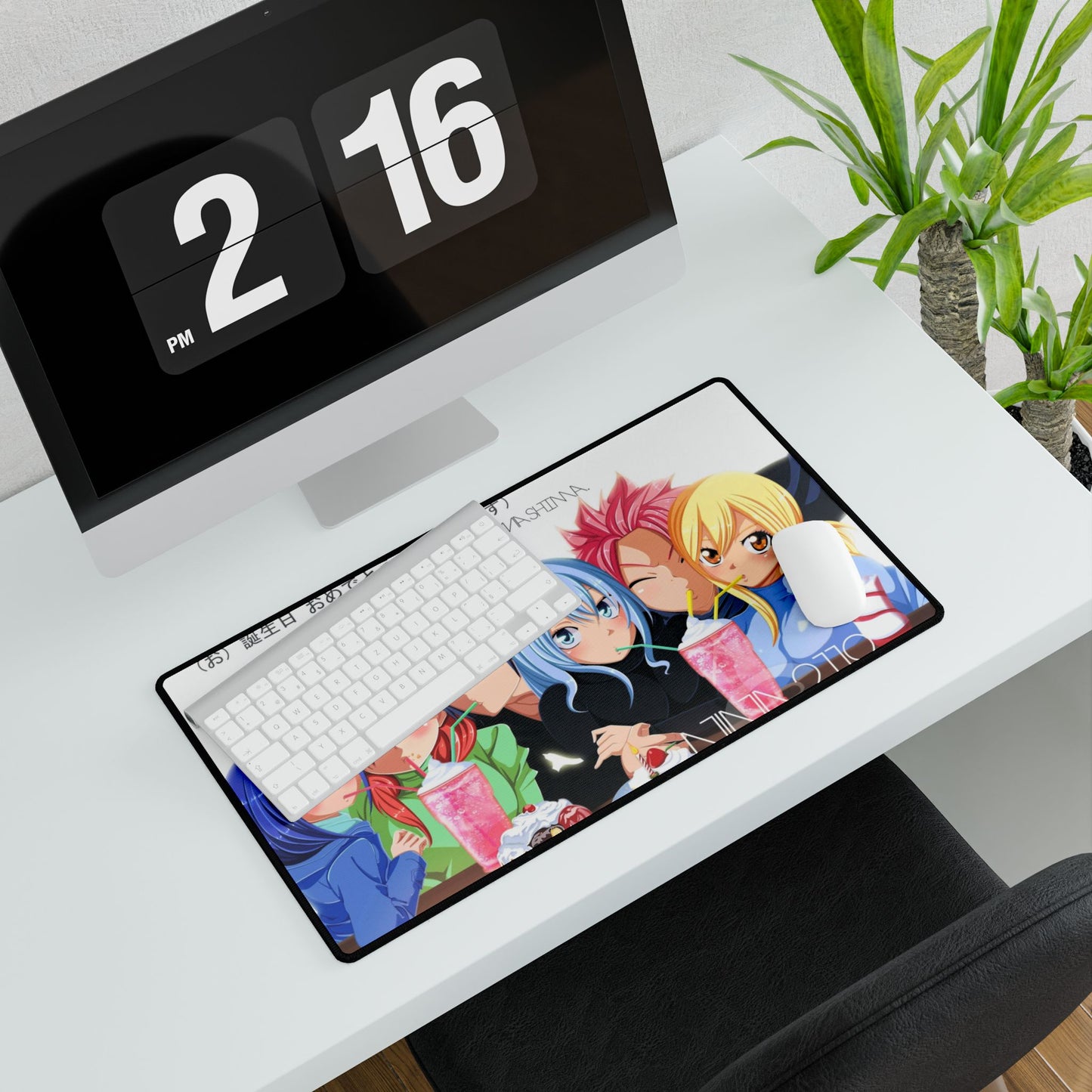 Fairy Tail Natsu Dragneel, Erza Scarlet, Gray Fullbuster, Lucy Heartfilia, Wendy Marvell Mouse Pad