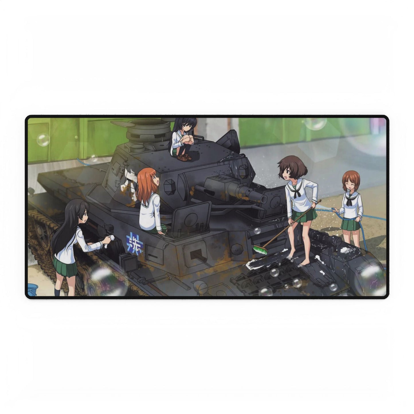 Anime Girls und Panzer Mouse Pad