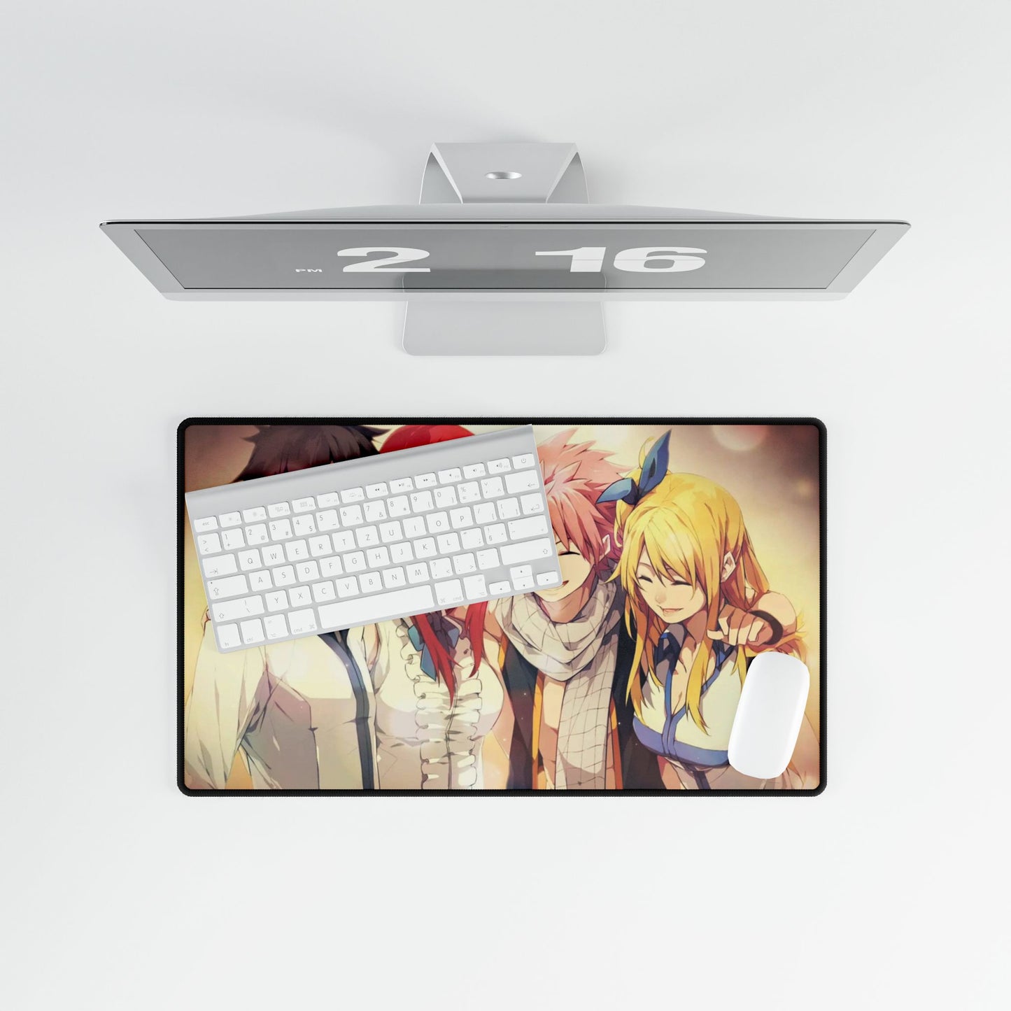 Fairy Tail Natsu Dragneel, Erza Scarlet, Gray Fullbuster, Lucy Heartfilia Mouse Pad