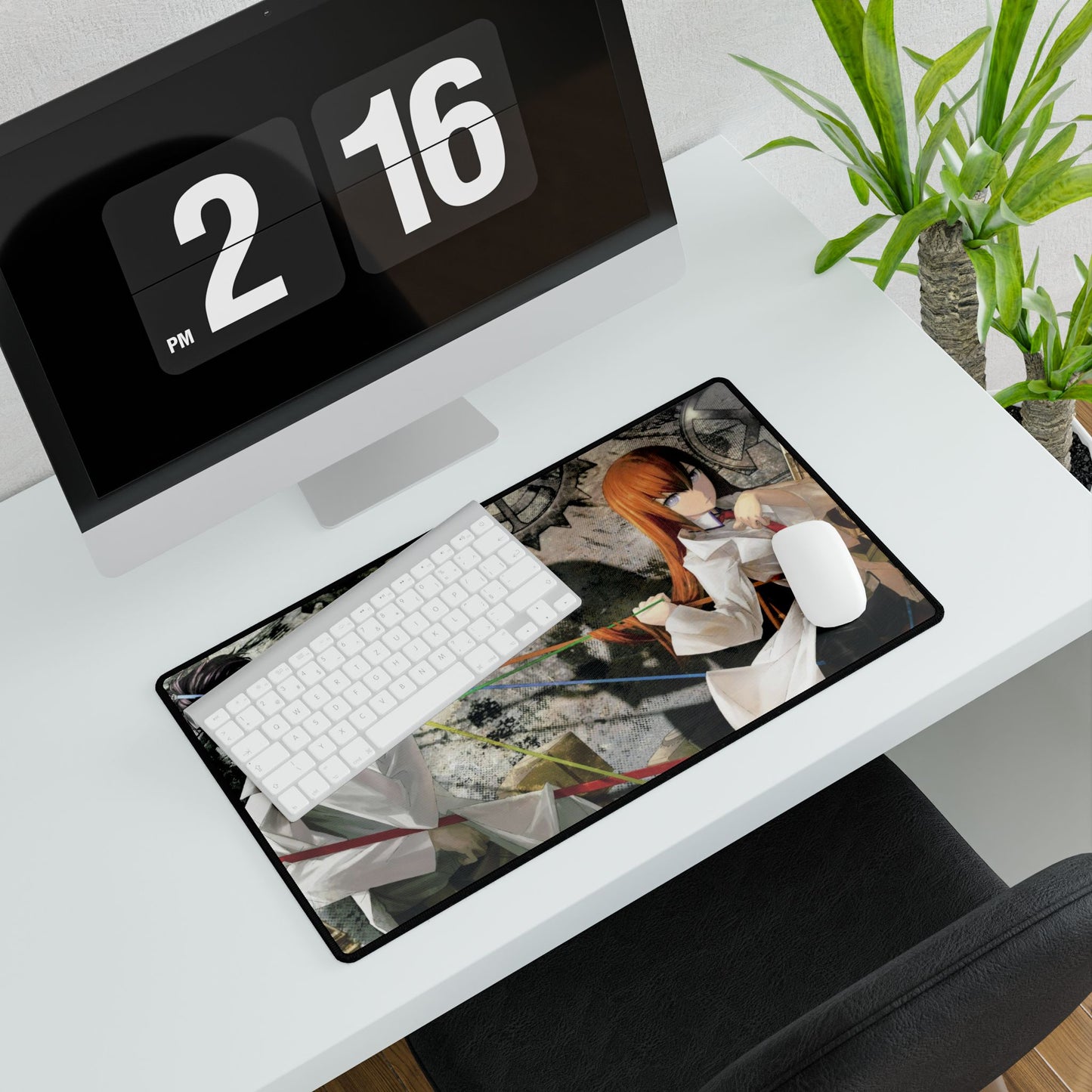 Makise & Kyouma Worldline Mouse Pad