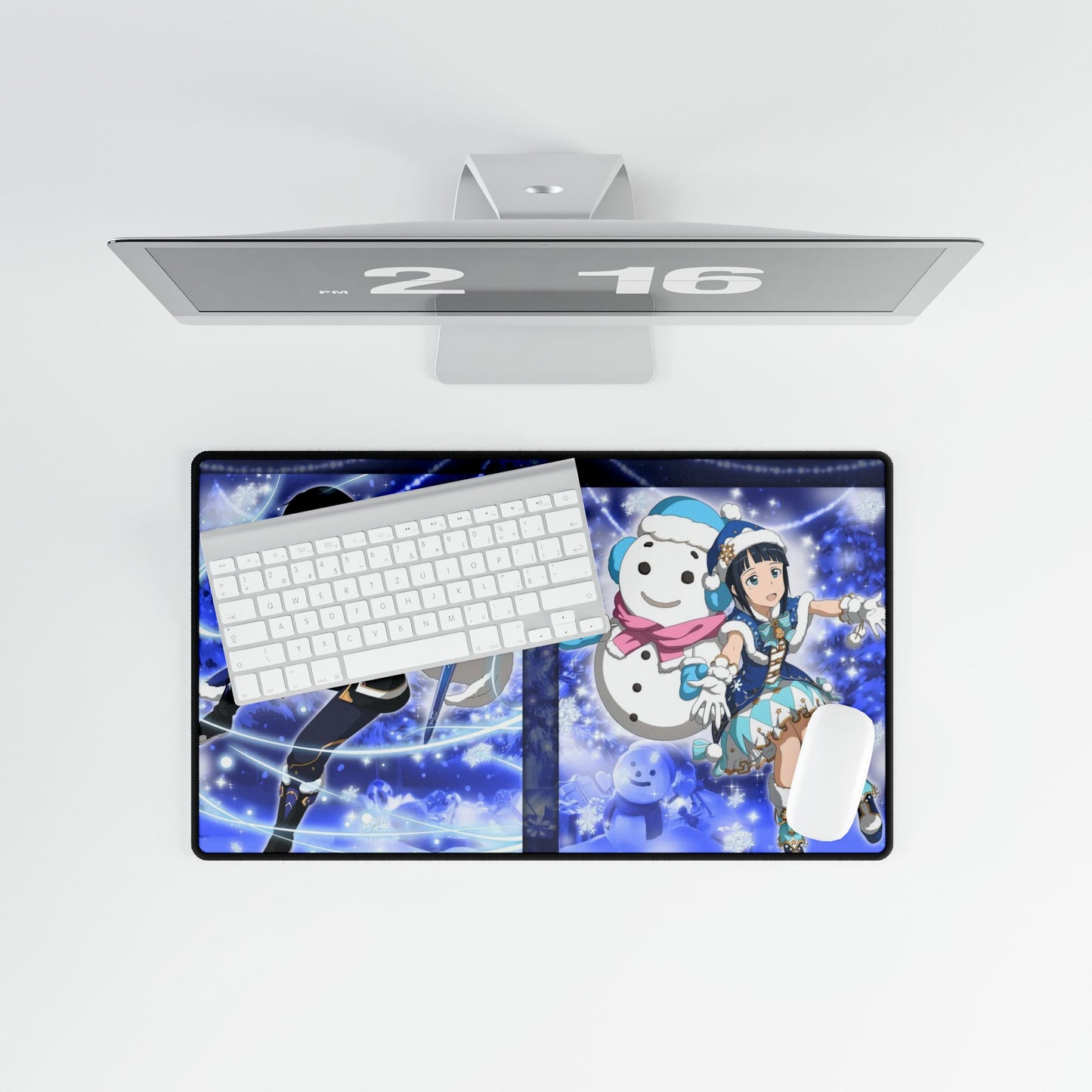 Memory Defrag - Snowfall Banner Mouse Pad