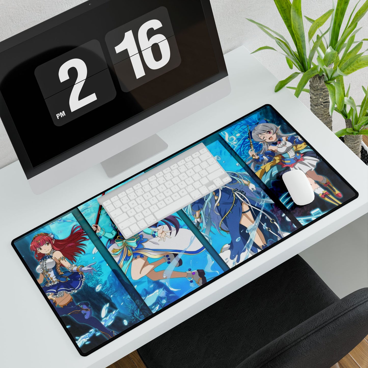 Memory Defrag Water Banner Mouse Pad