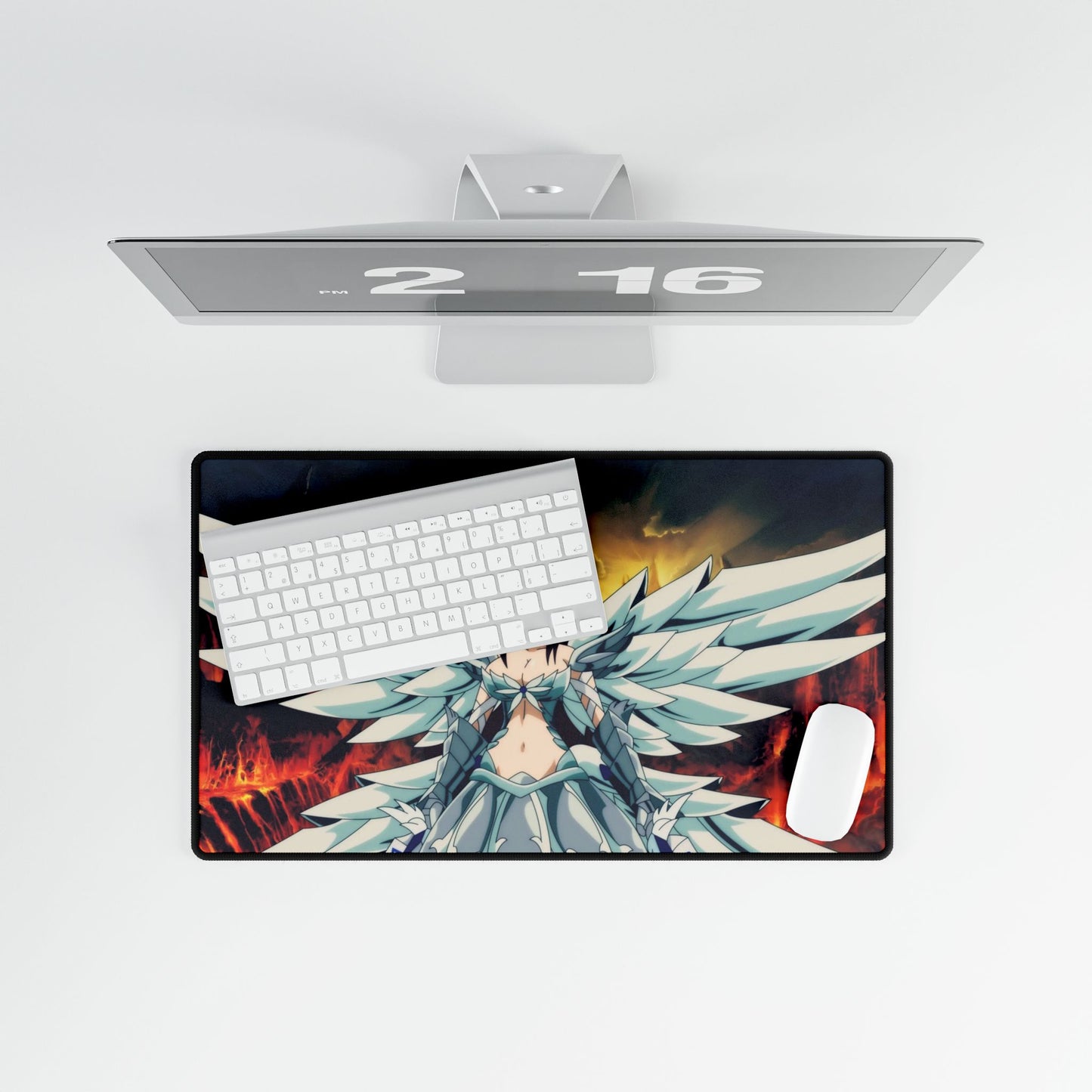 Erza Scarlet - Fight til the hell Mouse Pad