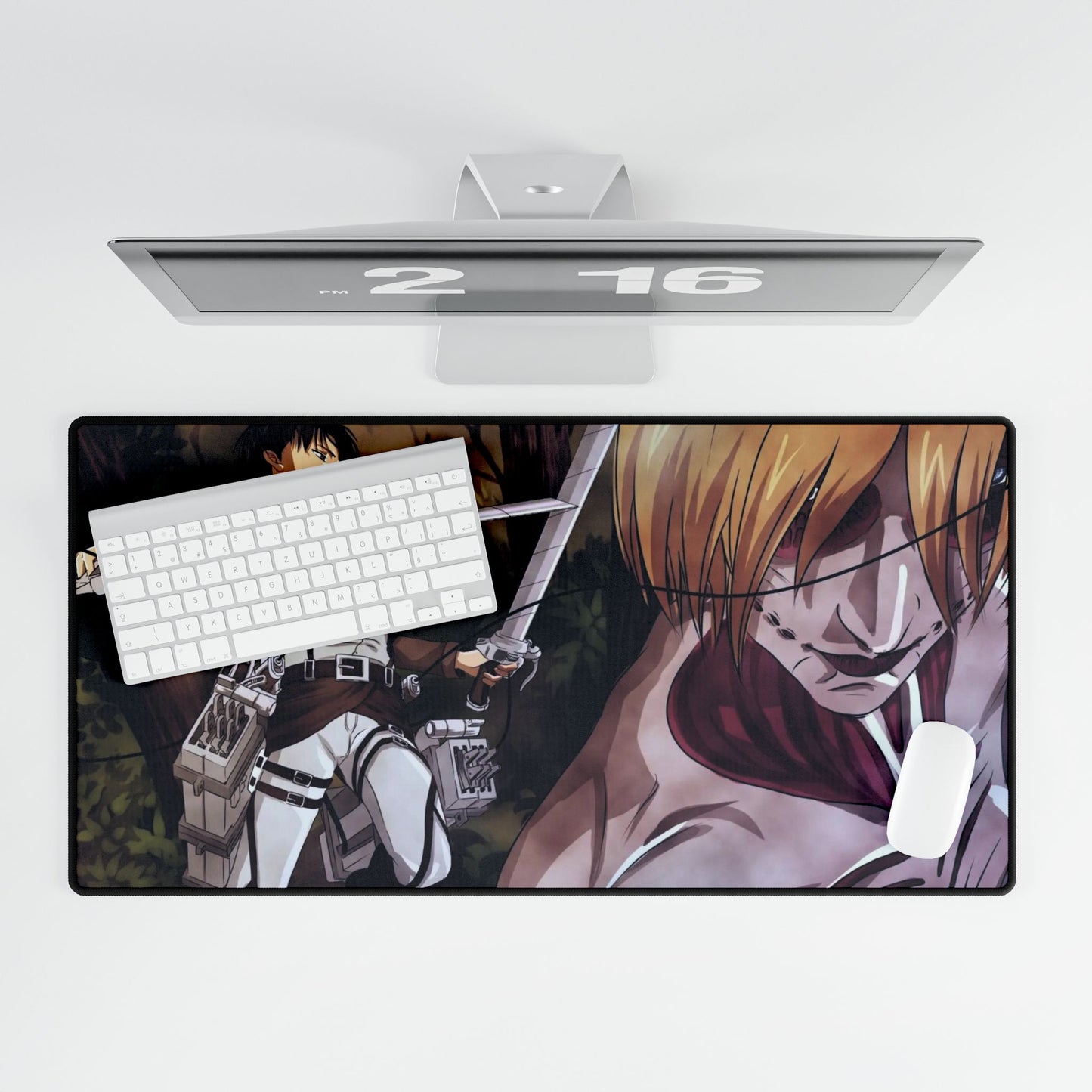 Levi Vs Annie Leonhart (Titan) Mouse Pad
