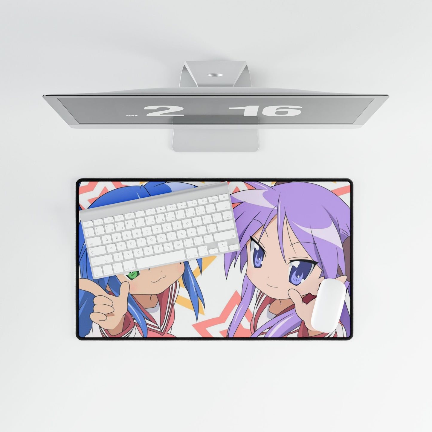 Lucky Star Konata Izumi, Kagami Hiiragi Mouse Pad