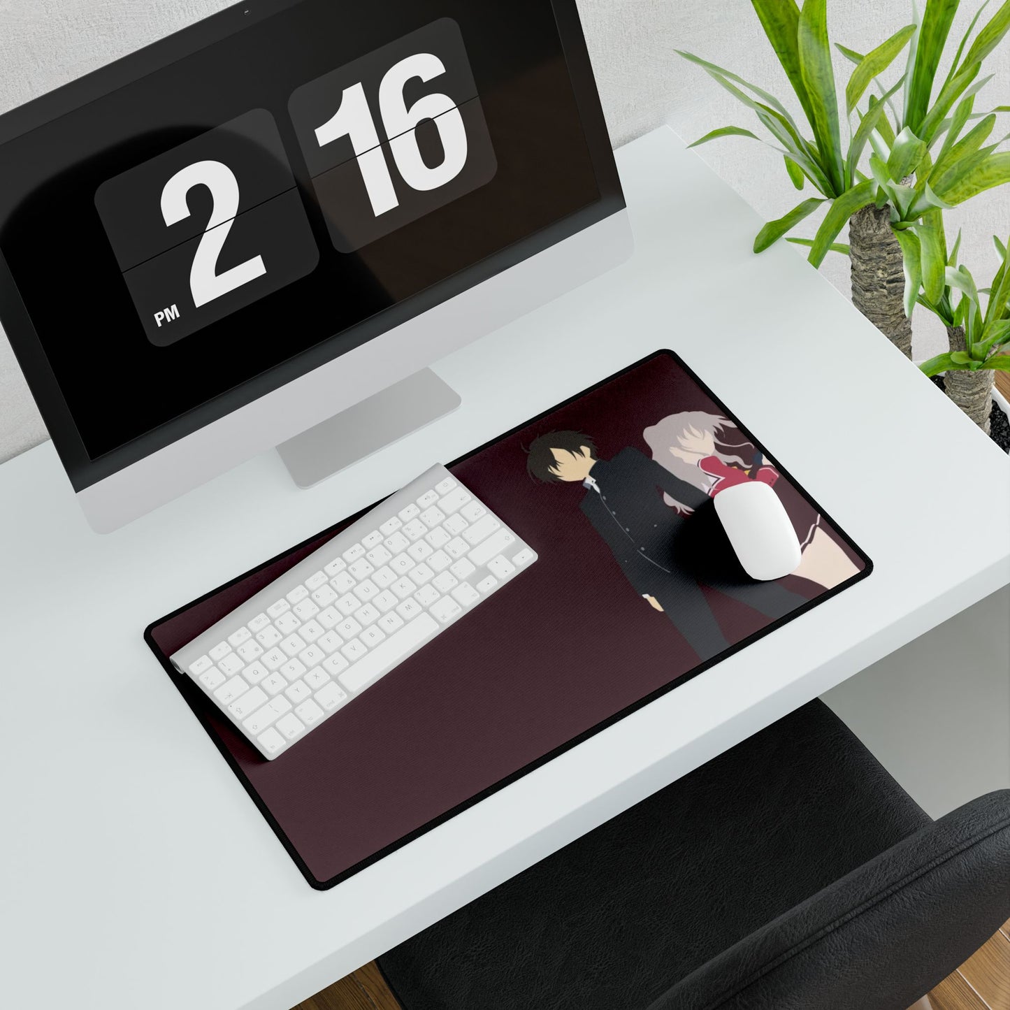 Yū Otosaka and Nao Tomori Together Minimalist Mouse Pad