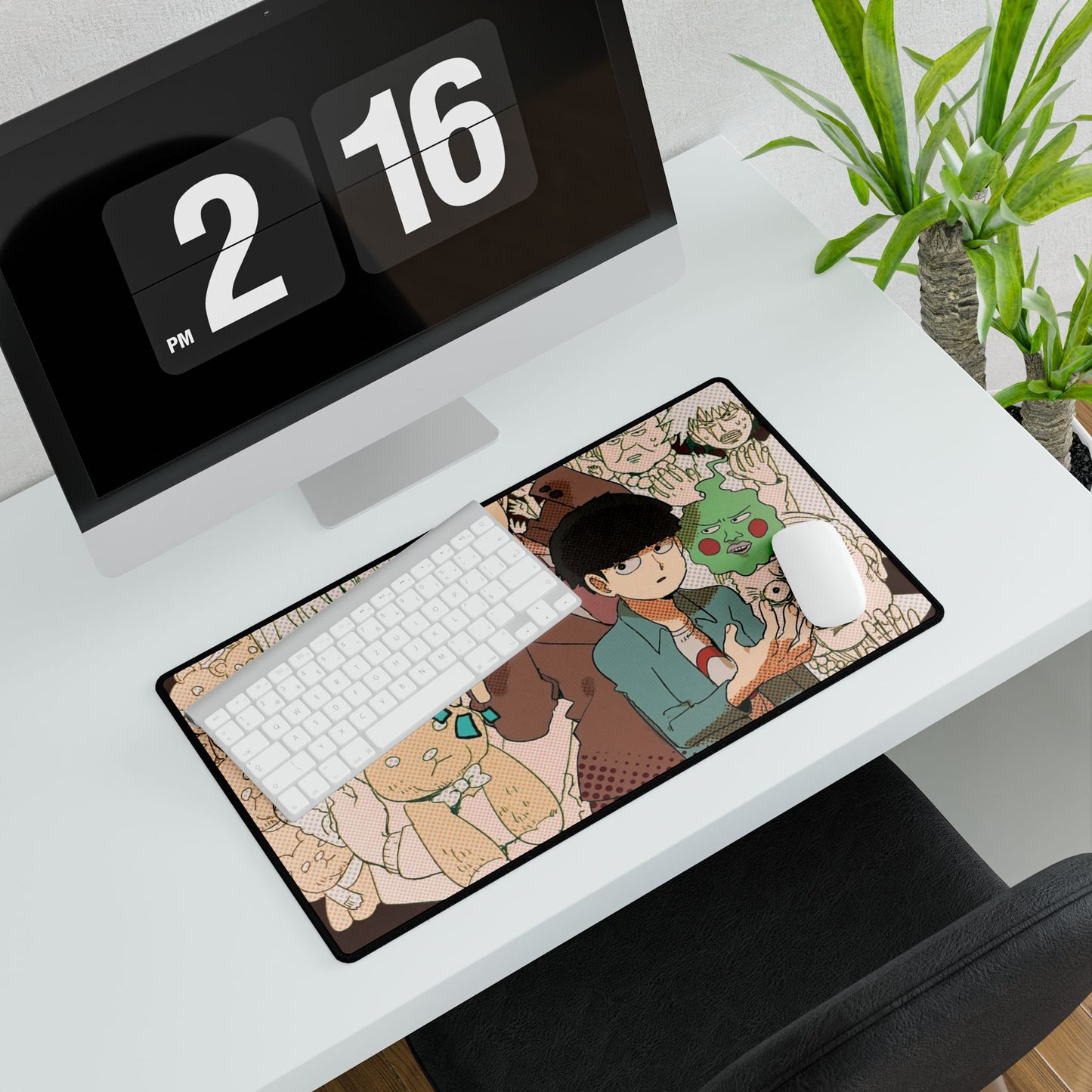 Mob Psycho 100 Arataka Reigen, Shigeo Kageyama, Ekubo Mouse Pad