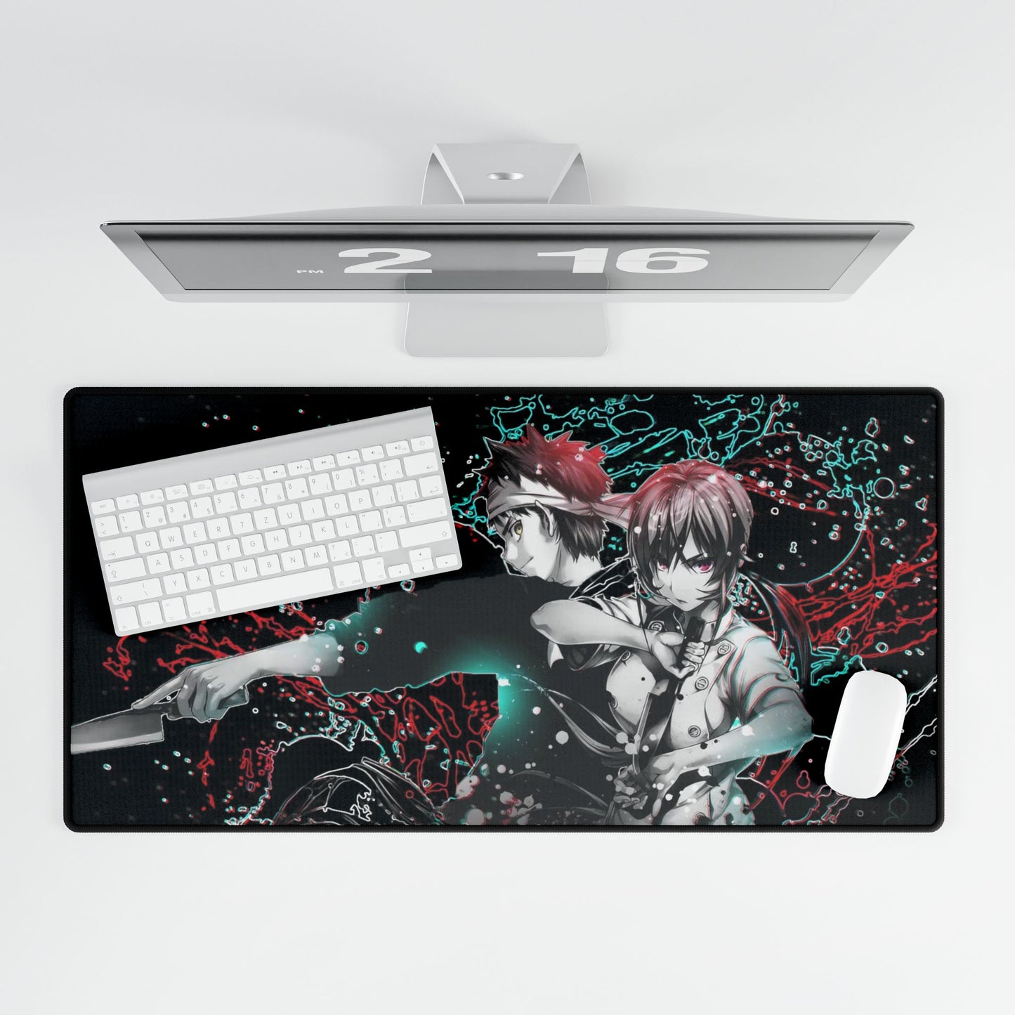 Shokugeki No Soma - Dark Yukihira Souma & Erina Nakiri Mouse Pad