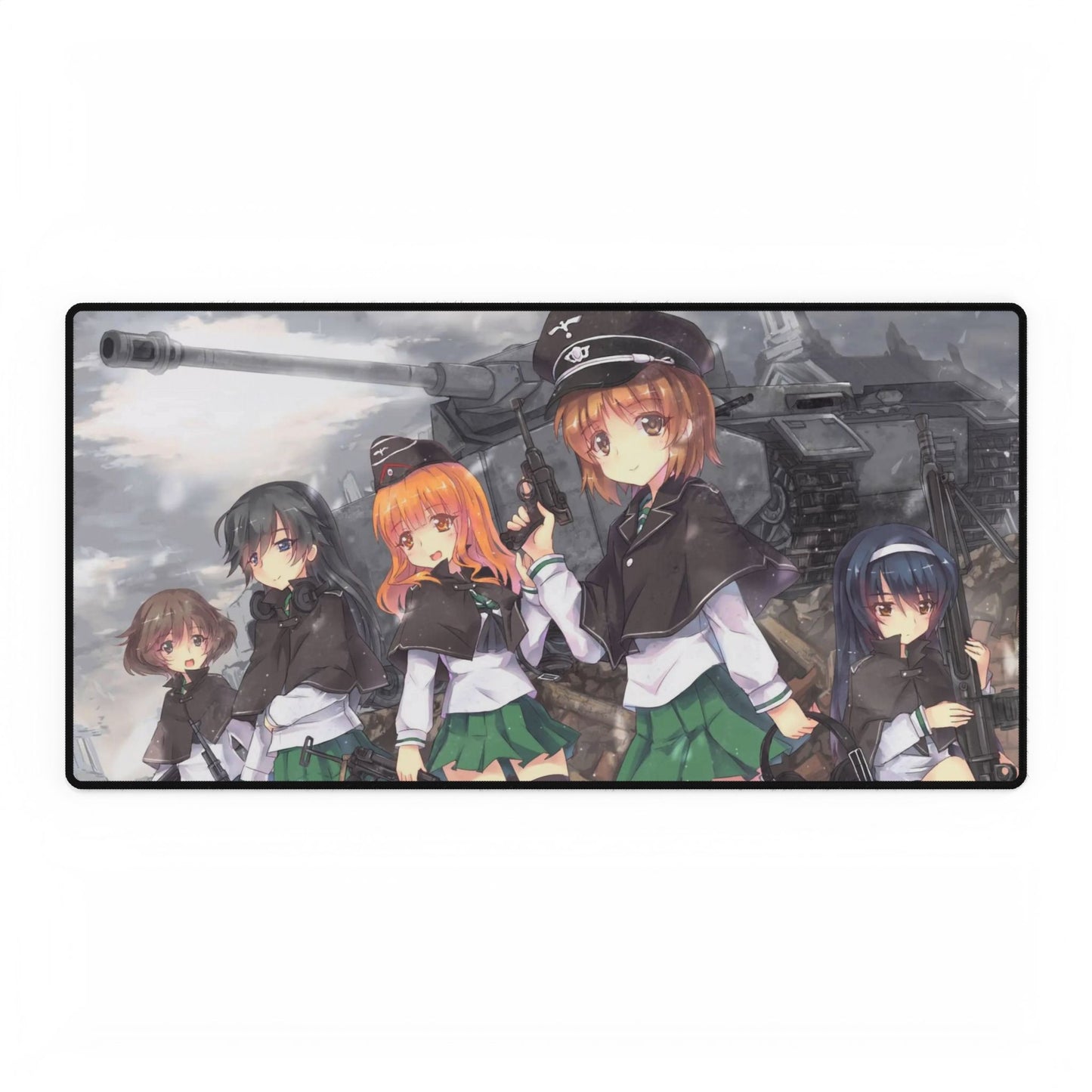 Anime Girls und Panzer Mouse Pad