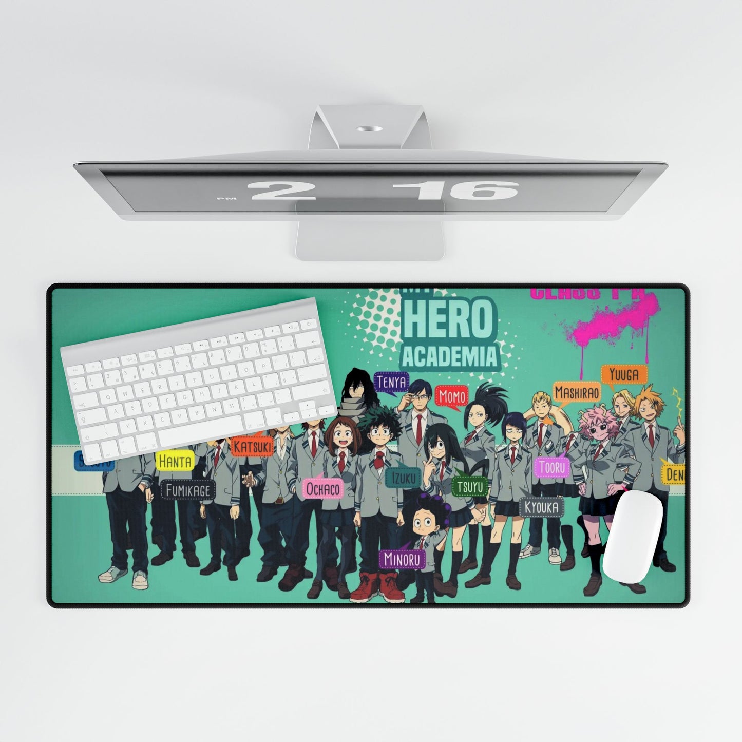 My Hero Academia Izuku Midoriya, Katsuki Bakugou, Shouta Aizawa, Tsuyu Asui Mouse Pad
