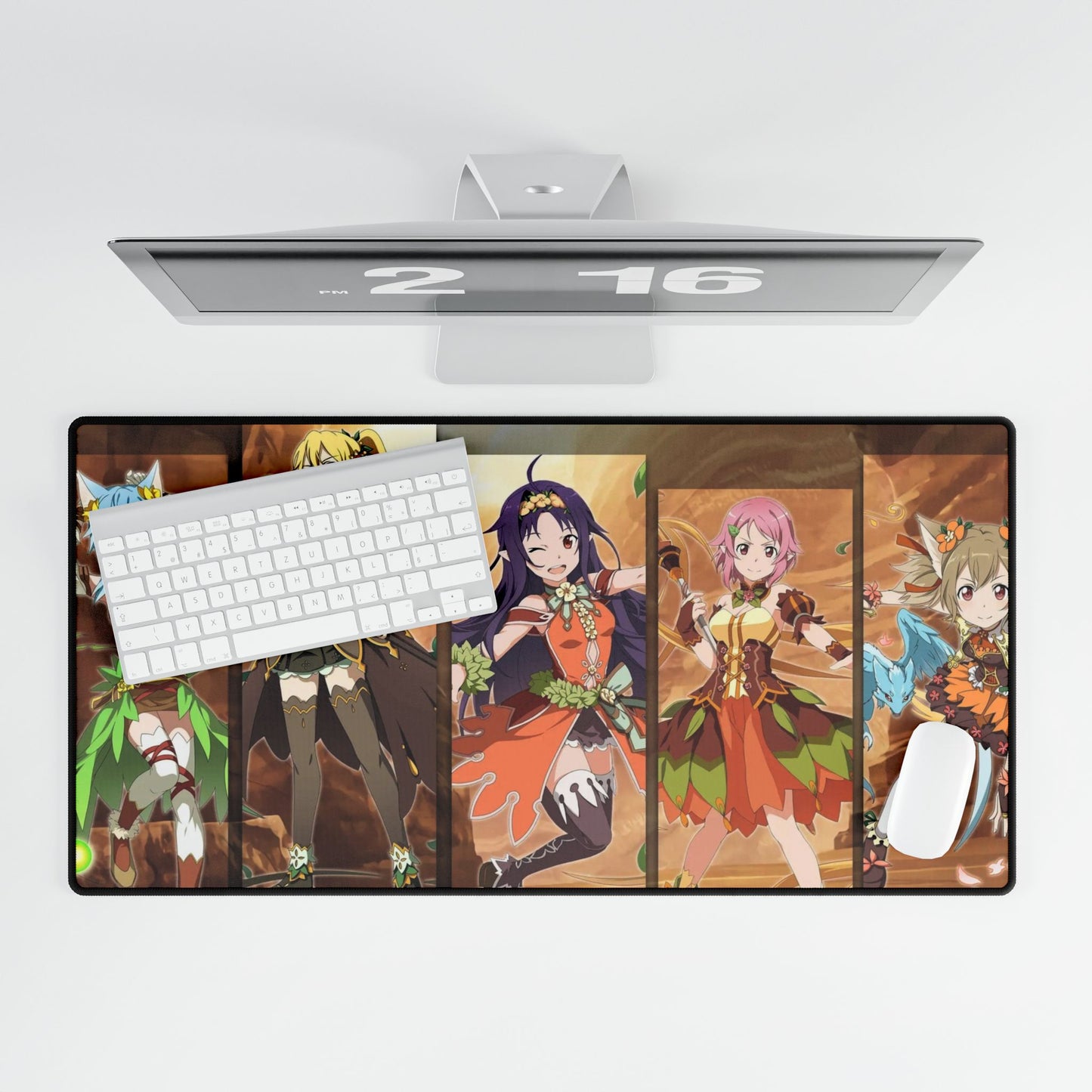 Memory Defrag Earth Banner Mouse Pad