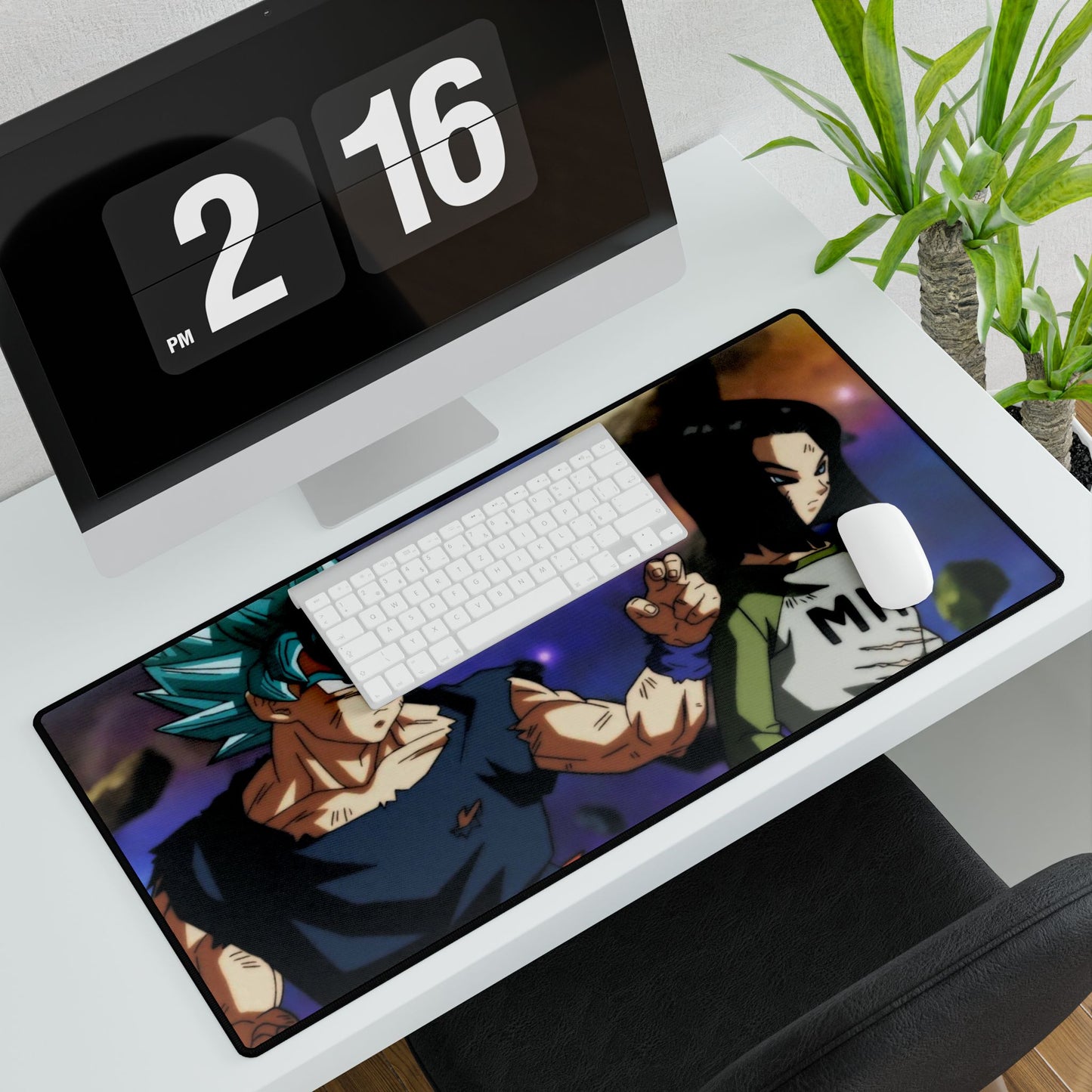 Son Gokû Super Saiyan Blue and C-17 Mouse Pad