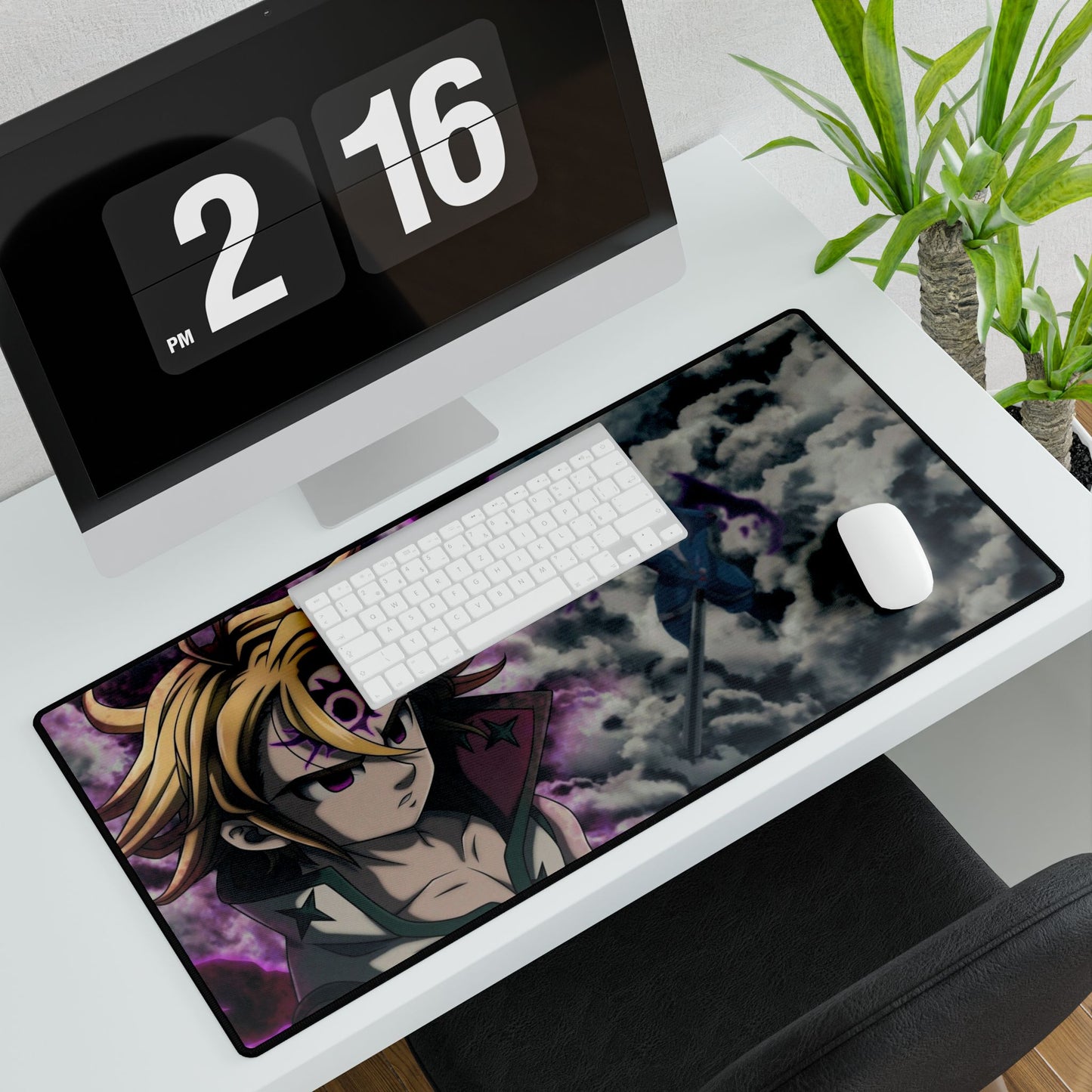 Evil Meliodas Destroy Berlion With His Full Power Mouse Pad