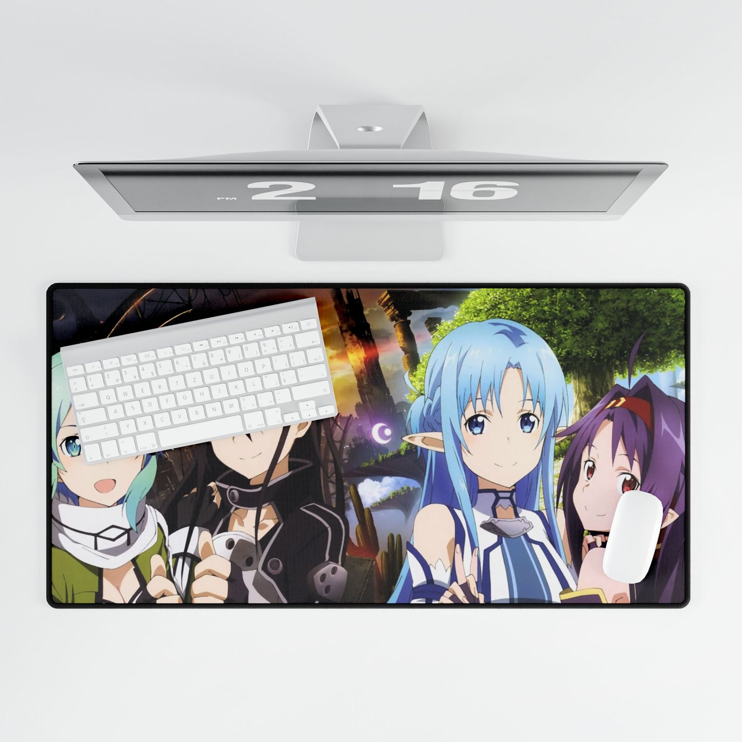Kirito, Sinon, Asuna and Yuuki Mouse Pad