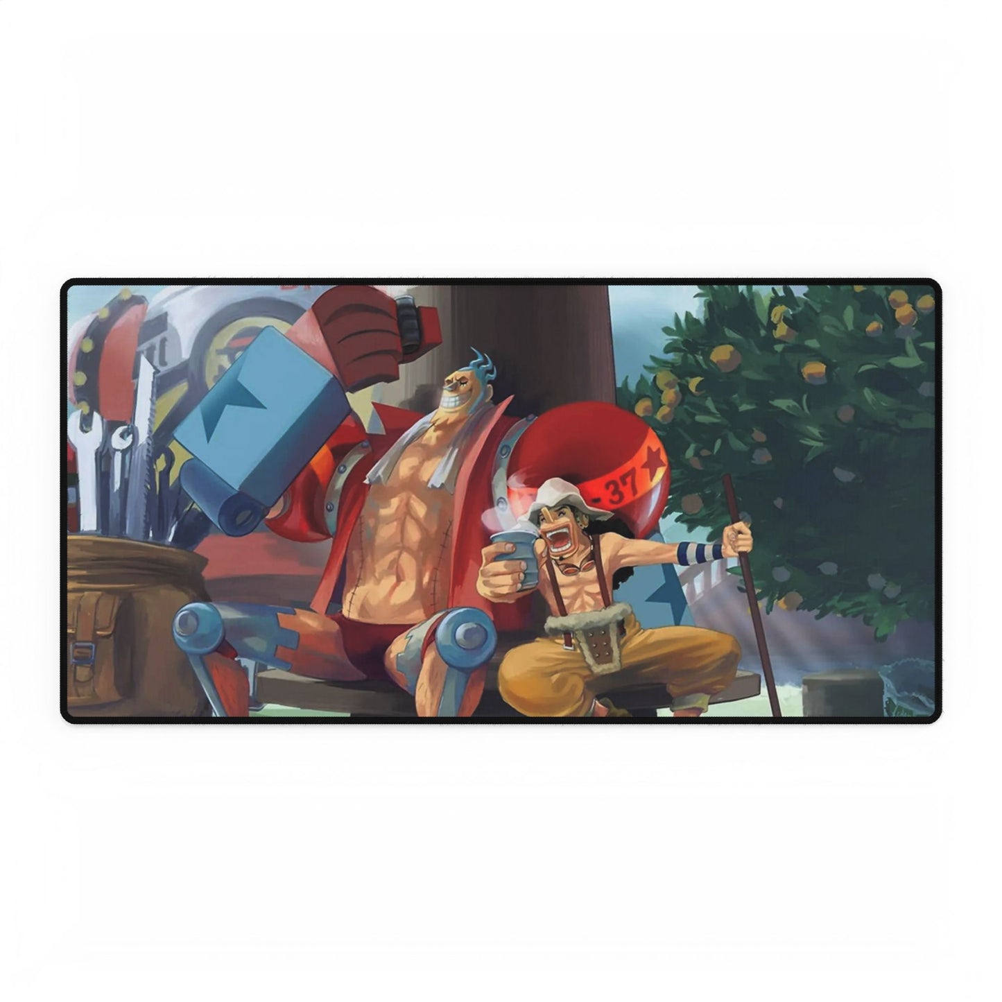 Franky and Usopp Mouse Pad
